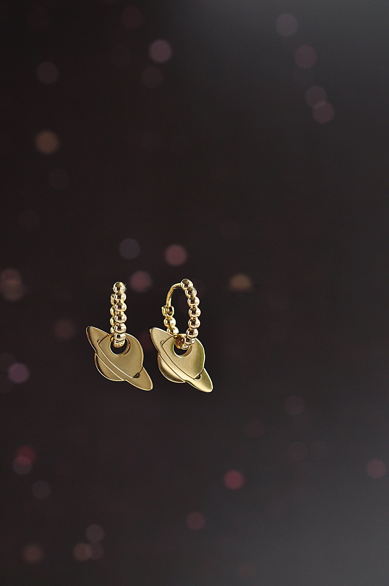 SATURN mini dot hoops / SATURN mini dot ringovi