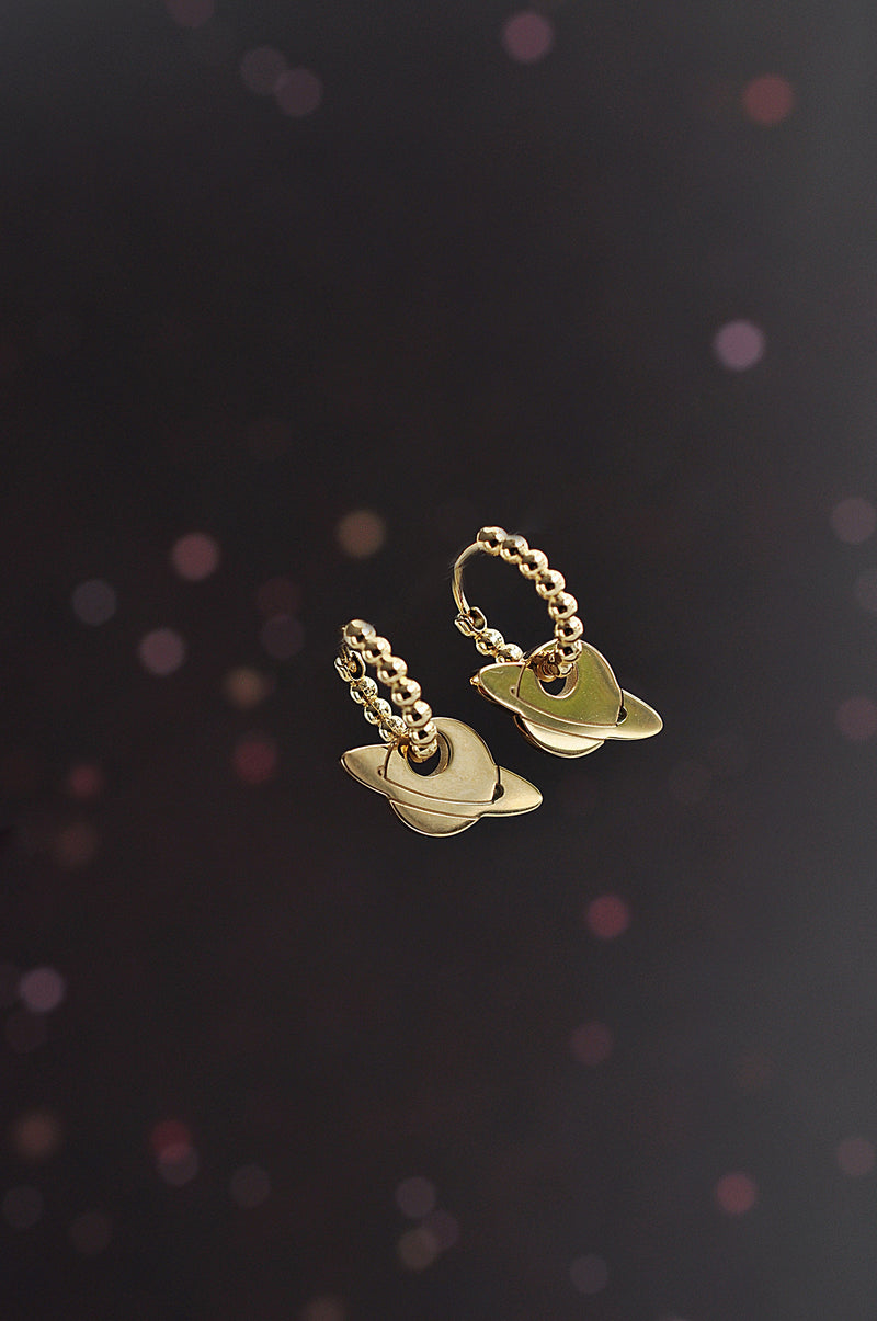 SATURN mini dot hoops / SATURN mini dot ringovi