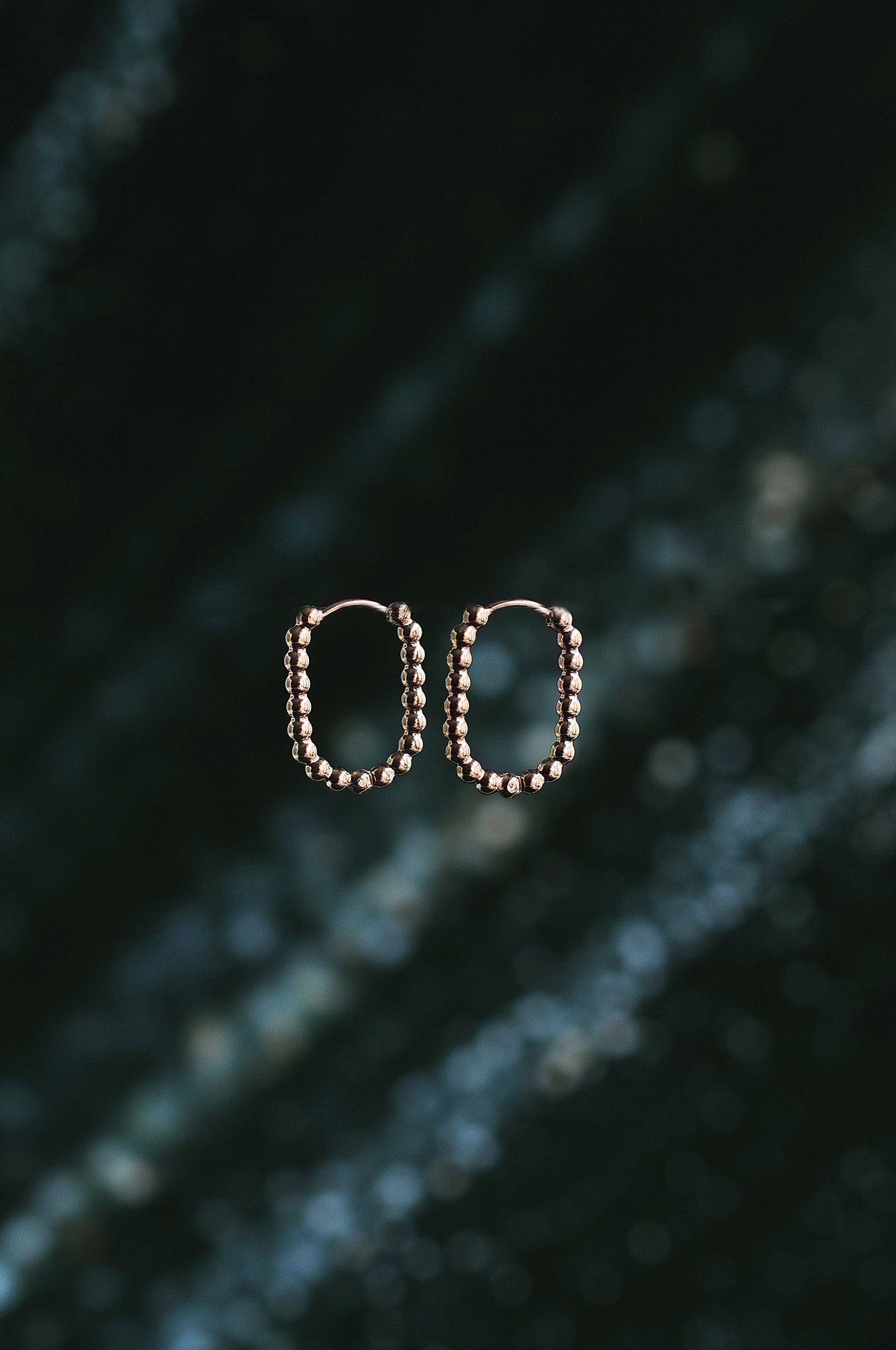 SNOW DROPS oval hoops / SNOW DROPS ovalni ringovi