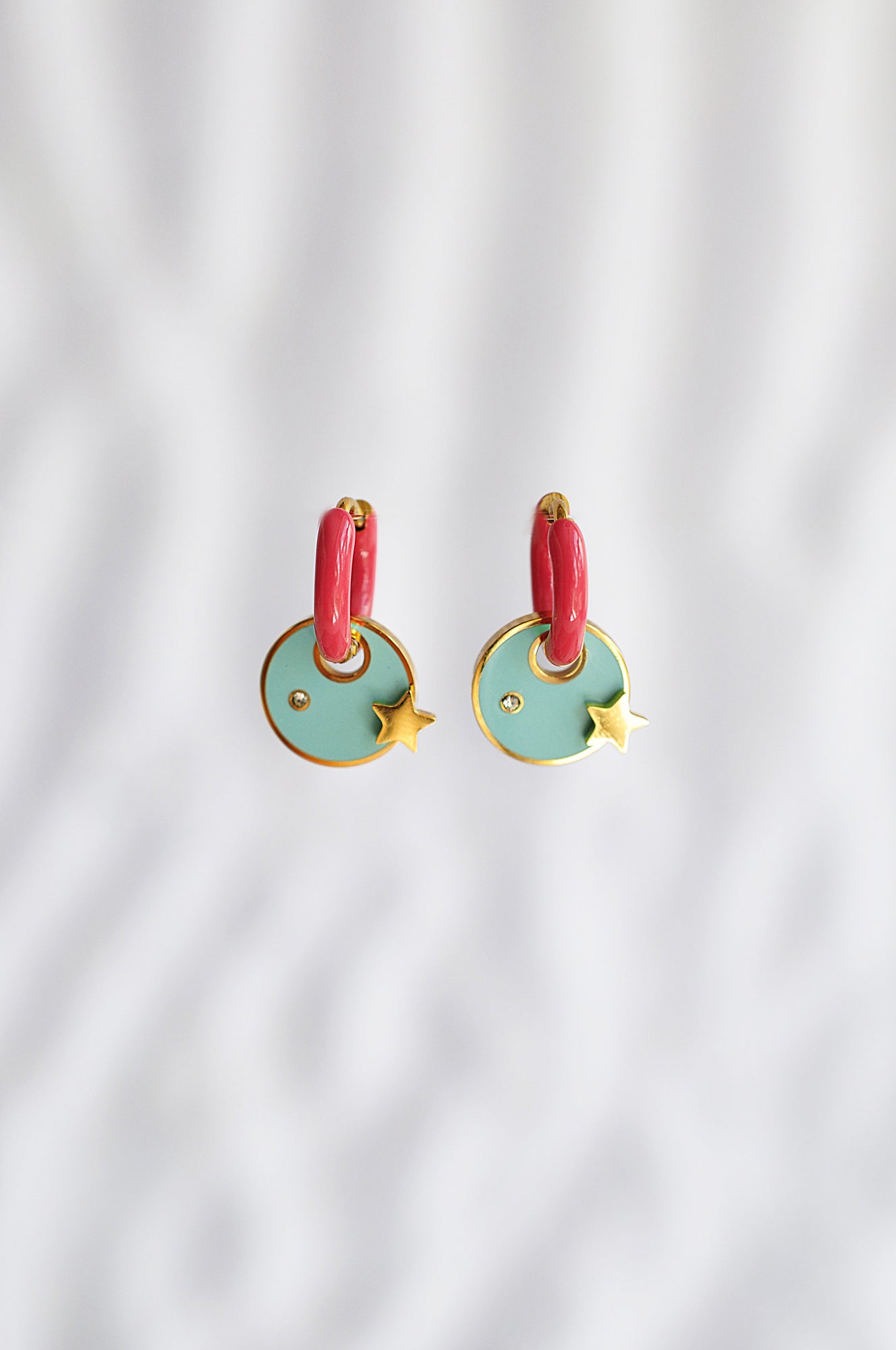 BLUE HAWAIIAN mini pink hoops / BLUE HAWAIIAN mini ringovi
