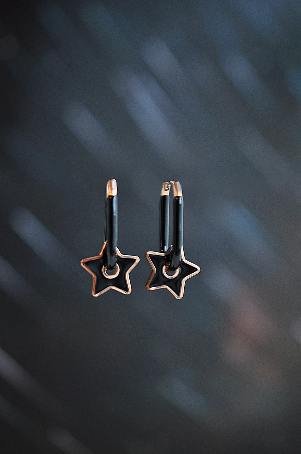 BLACKEST OF ALL oval hoops / BLACKEST OF ALL ovalni ringovi
