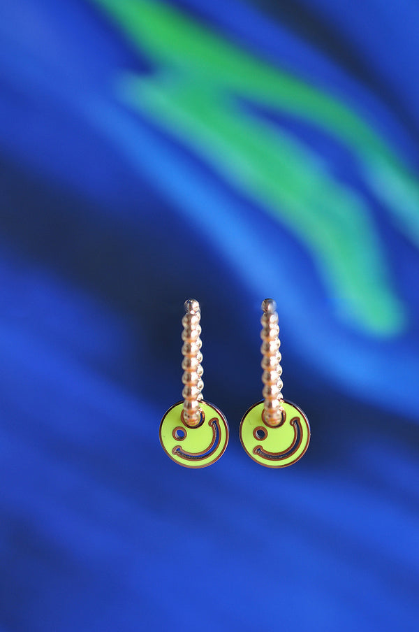 MOJITO oval drop hoops / MOJITO ovalni ringovi