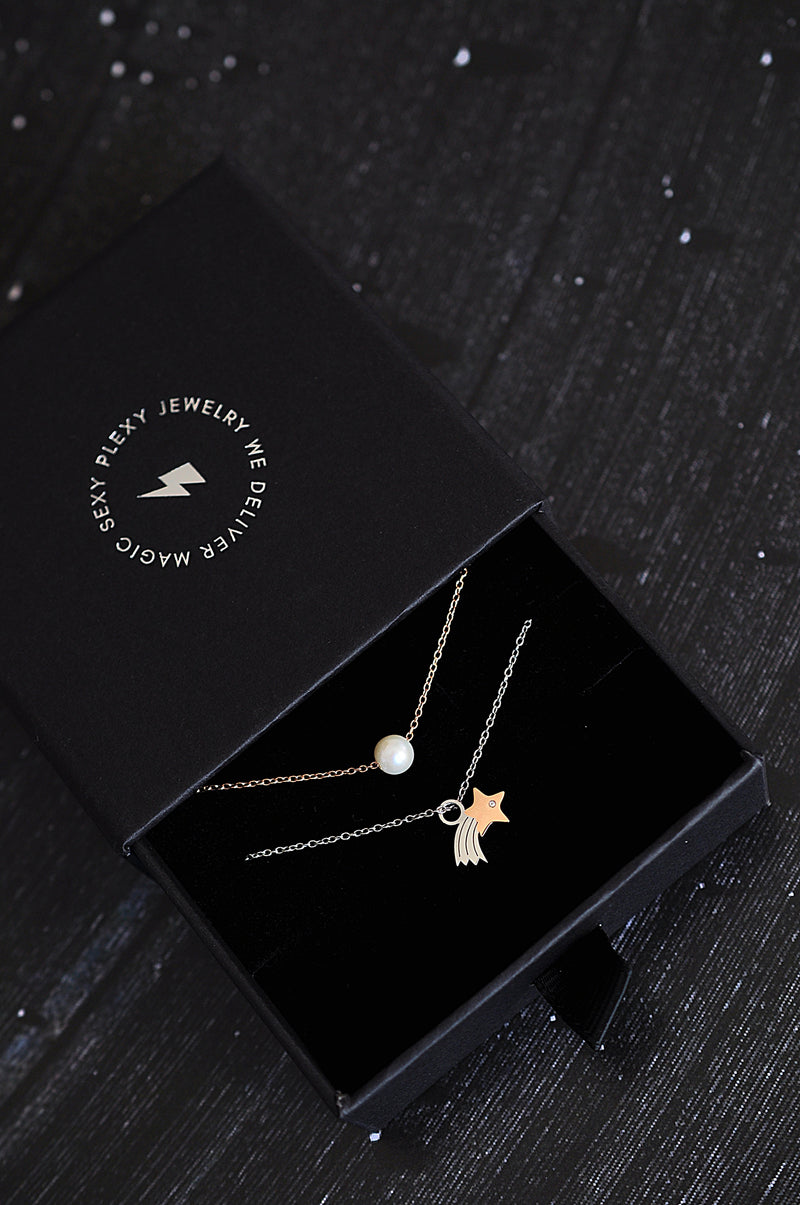 SHOOTING STAR double necklace / SHOOTING STAR dvostruka ogrlica