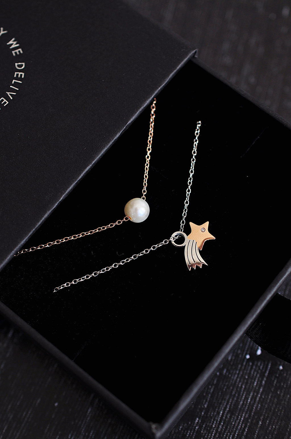 SHOOTING STAR double necklace / SHOOTING STAR dvostruka ogrlica