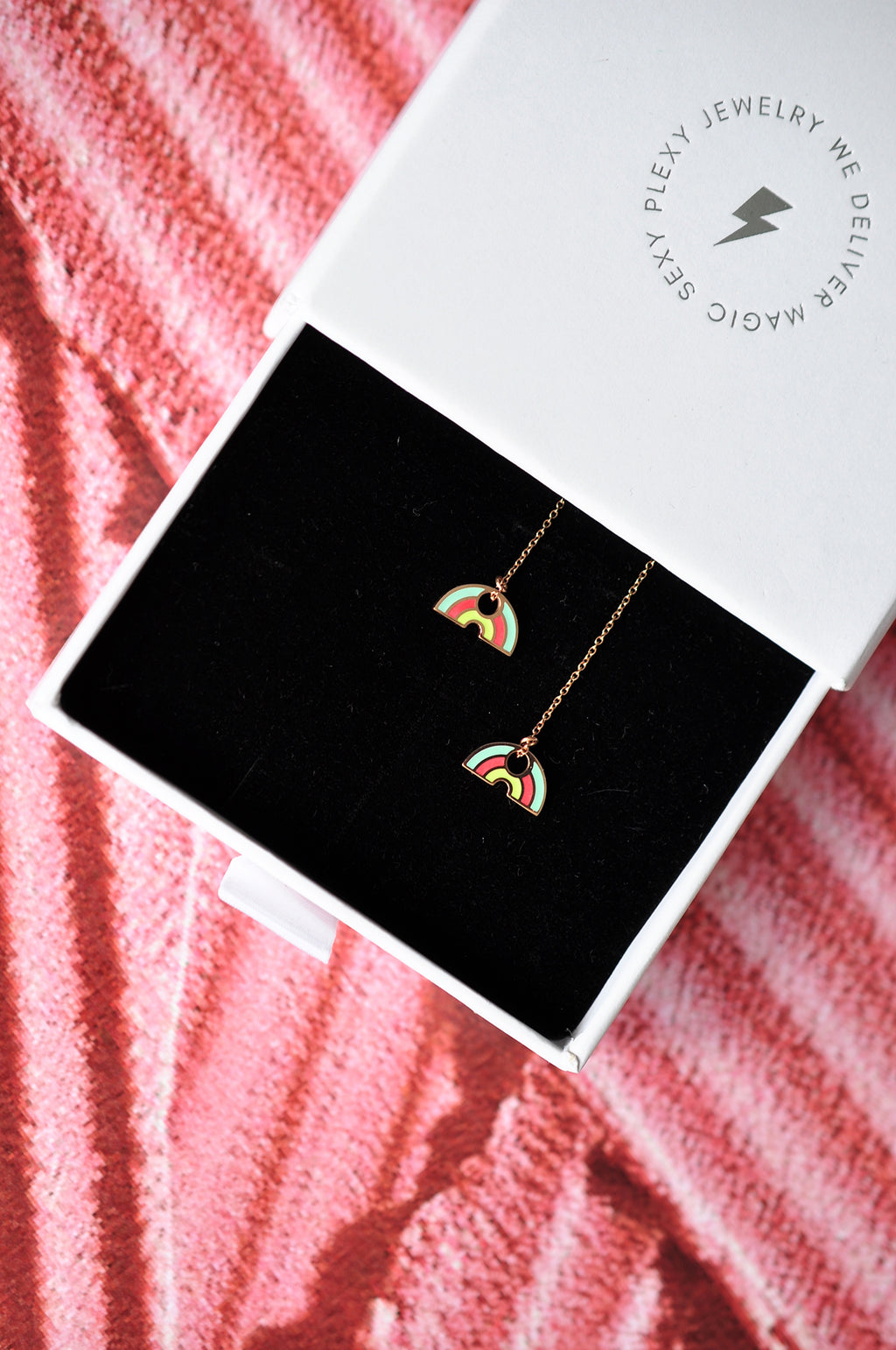 RAINBOW SANGRIA chain earrings / RAINBOW SANGRIA lančić naušnice