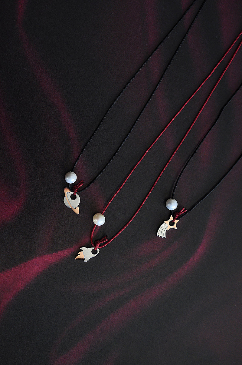 GALAXY string choker necklace / GALAXY ogrlica uz vrat