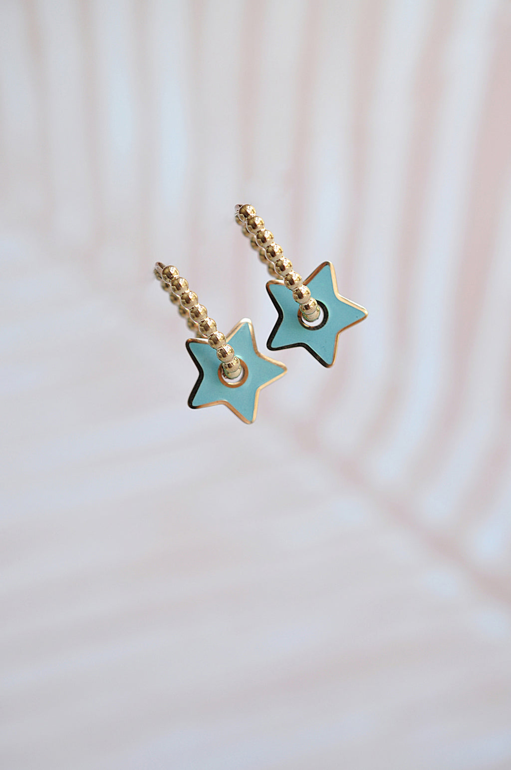 BLUE LAGOON oval drop hoops / BLUE LAGOON ovalni ringovi