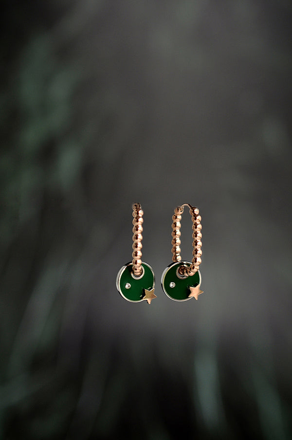 GREAT GREEN SPOT drop hoops