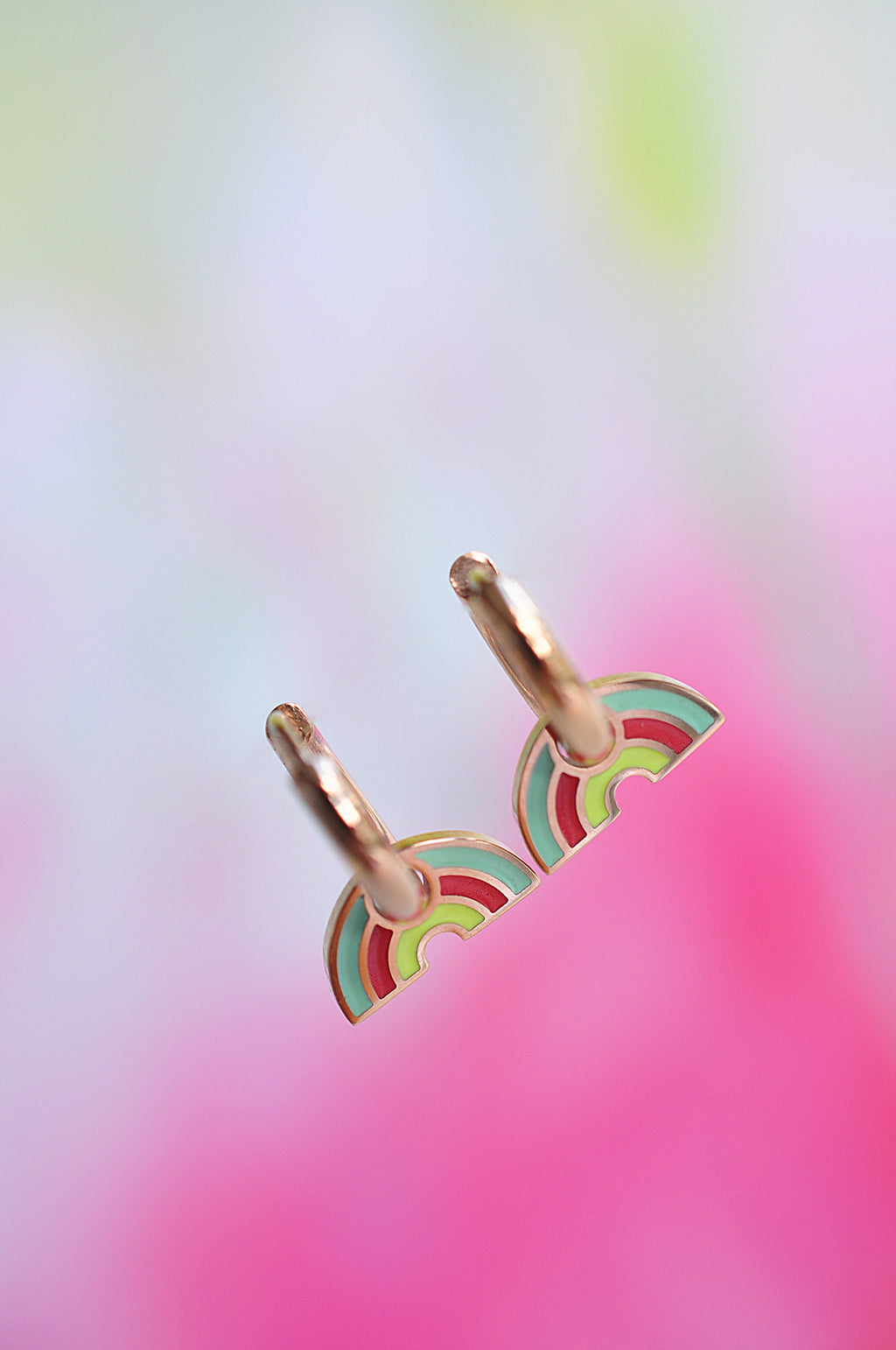 RAINBOW SANGRIA mini hoops / RAINBOW SANGRIA mini ringovi