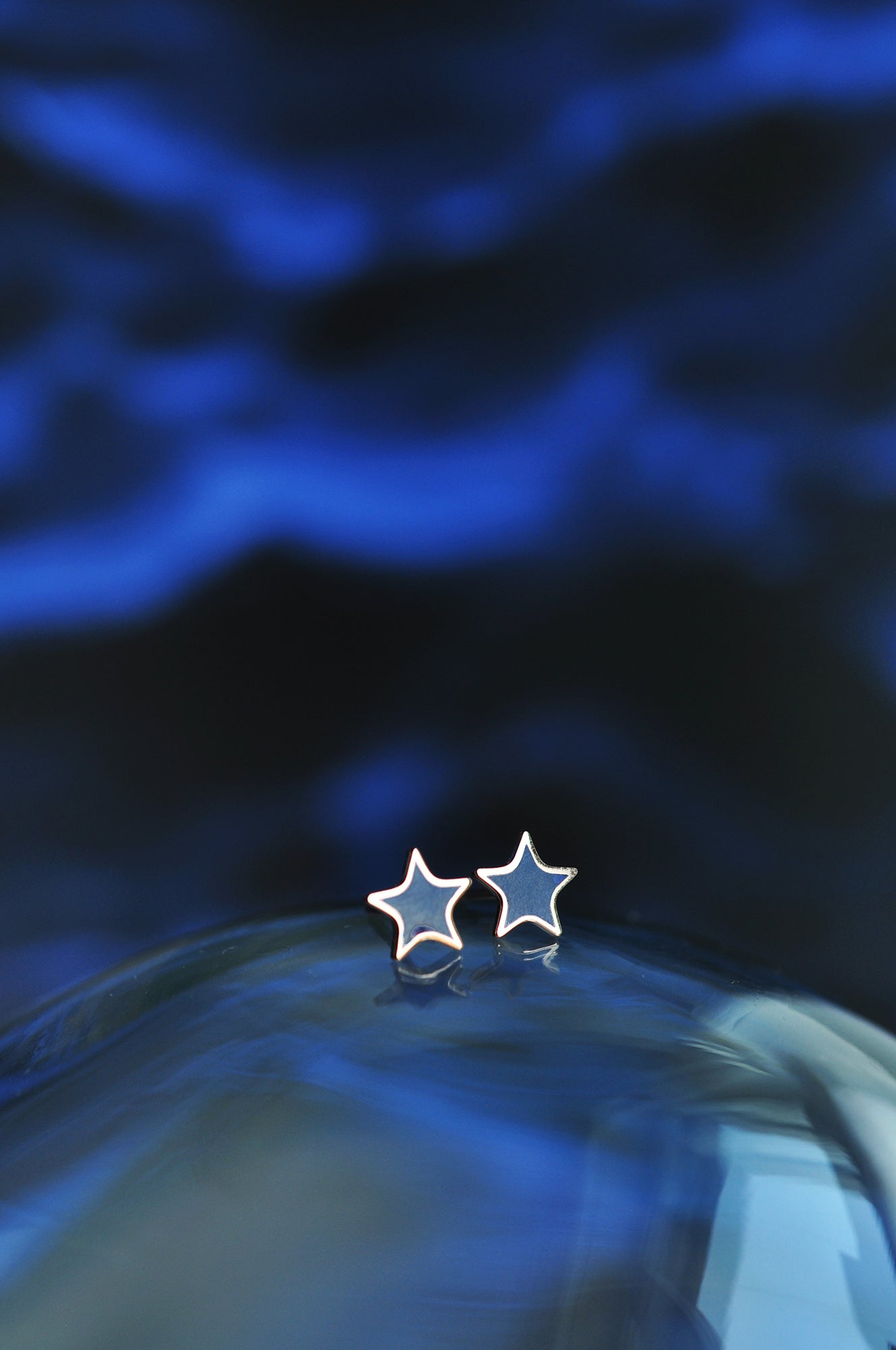 BLUE SKY tiny star earrings