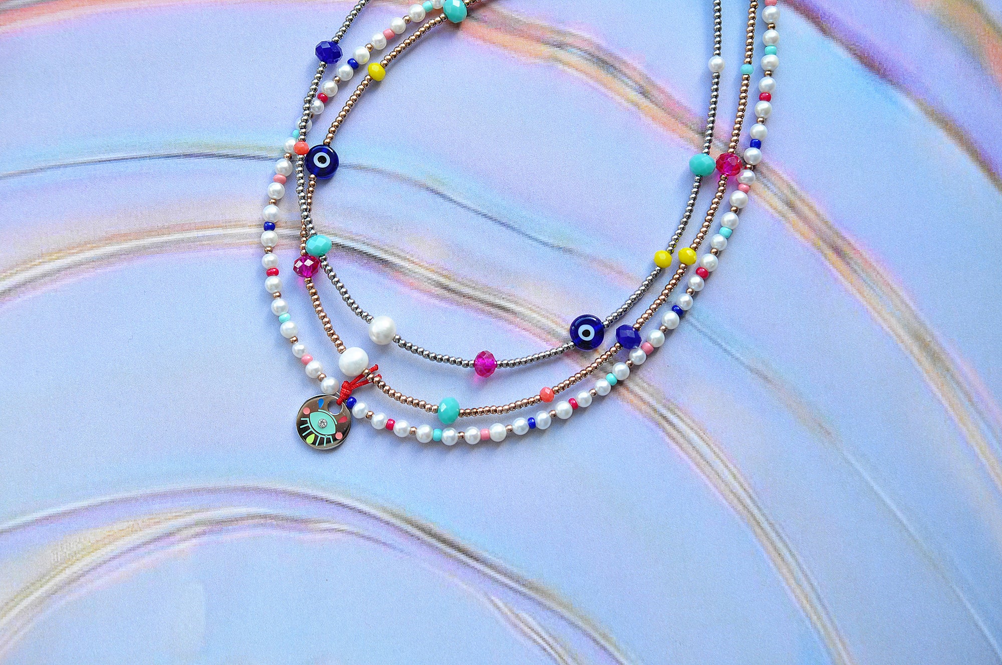 TEQUILA SUNRISE choker necklace / TEQUILA SUNRISE ogrlica uz vrat