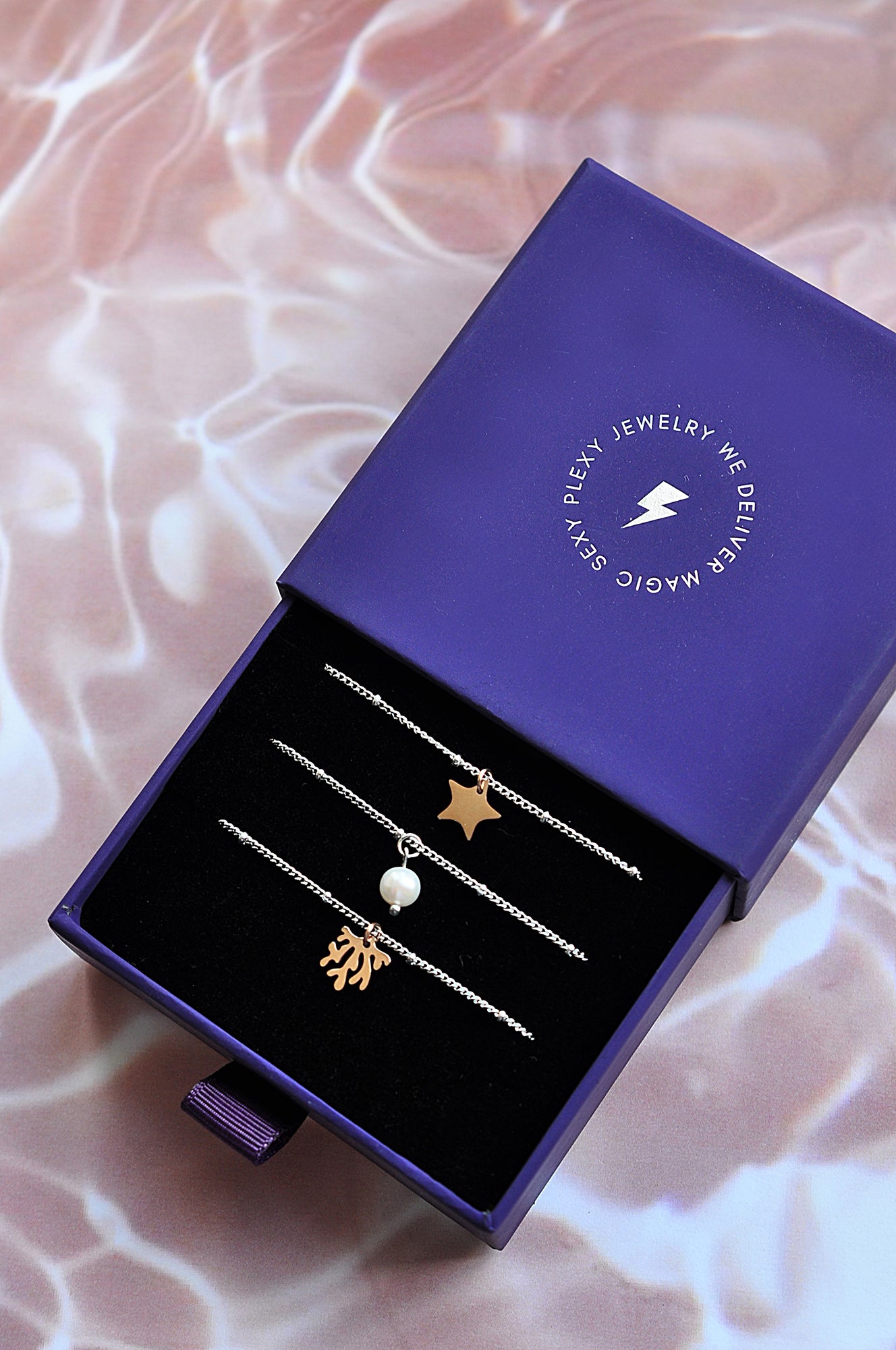 ESPRESSO MARTINI triple necklace / ESPRESSO MARTINI trostruka ogrlica