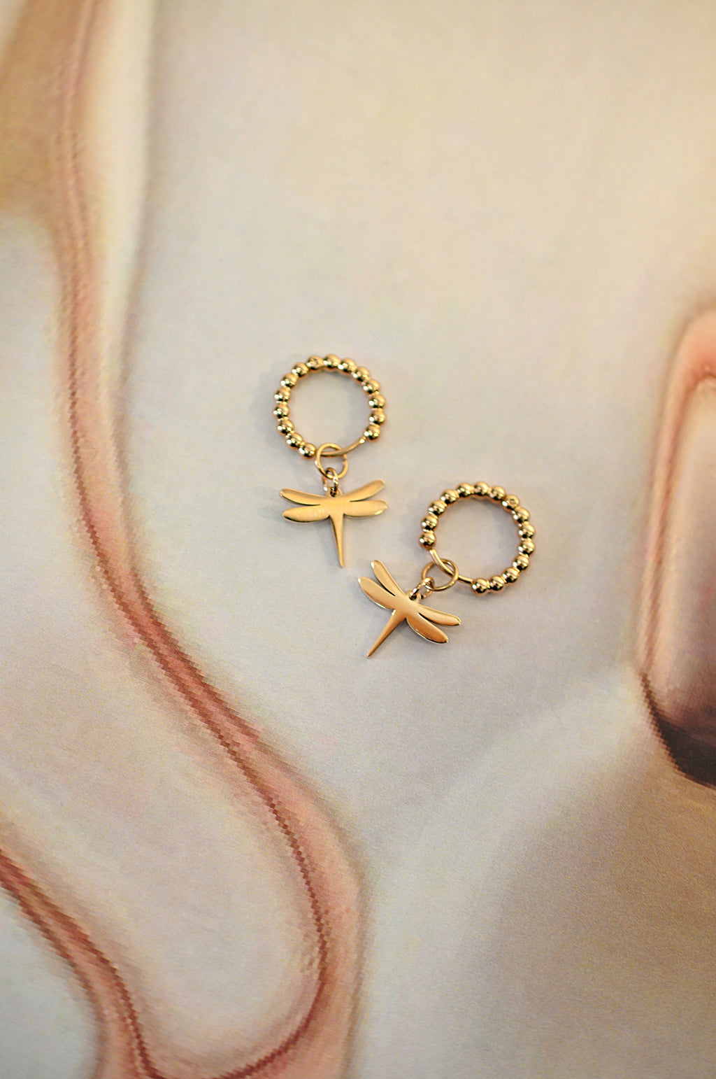 DRAGONFLY dot classic hoops / DRAGONFLY dot klasični ringovi