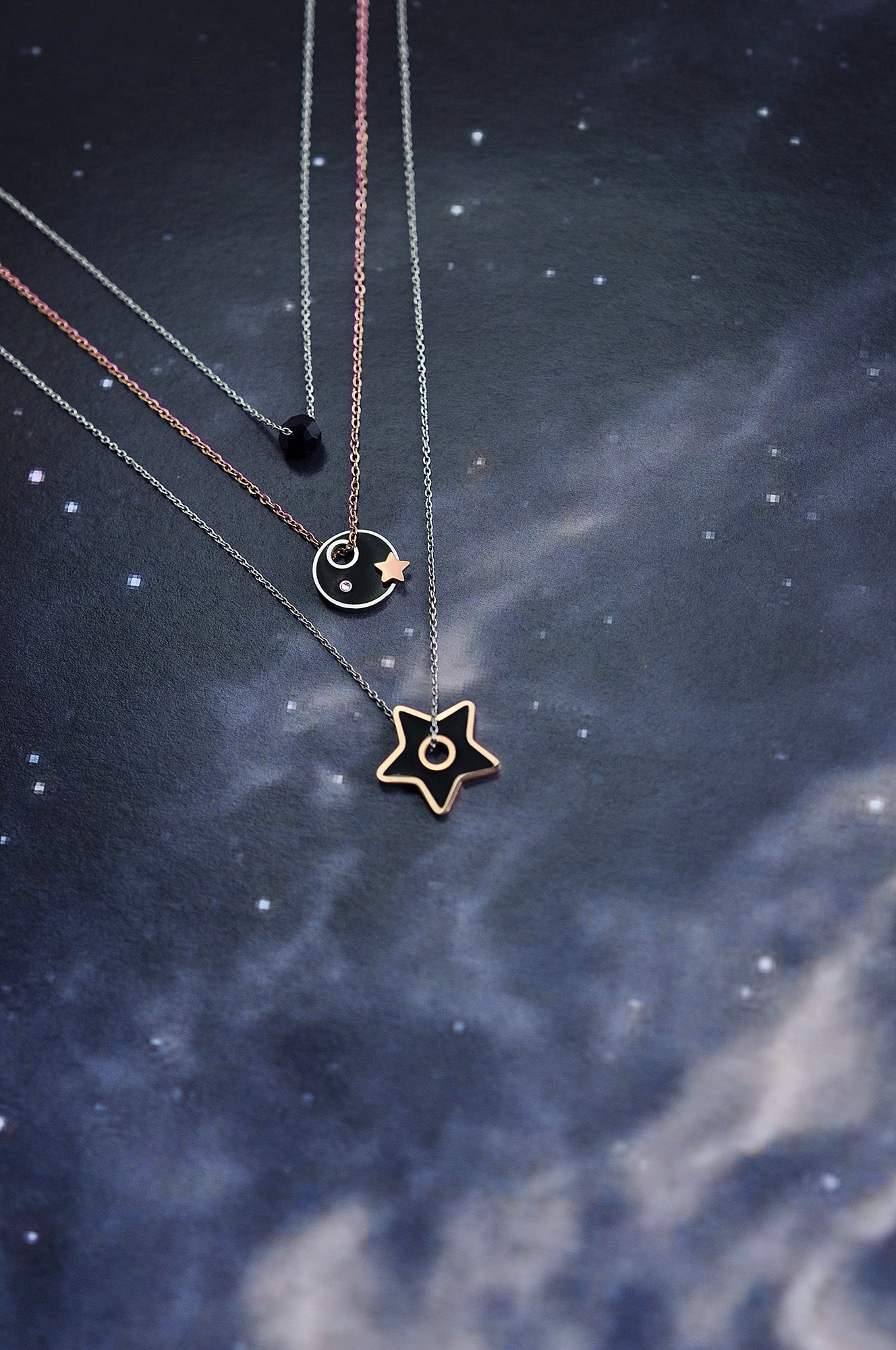 COSMOS dreifache Halskette / COSMOS trostruka ogrlica