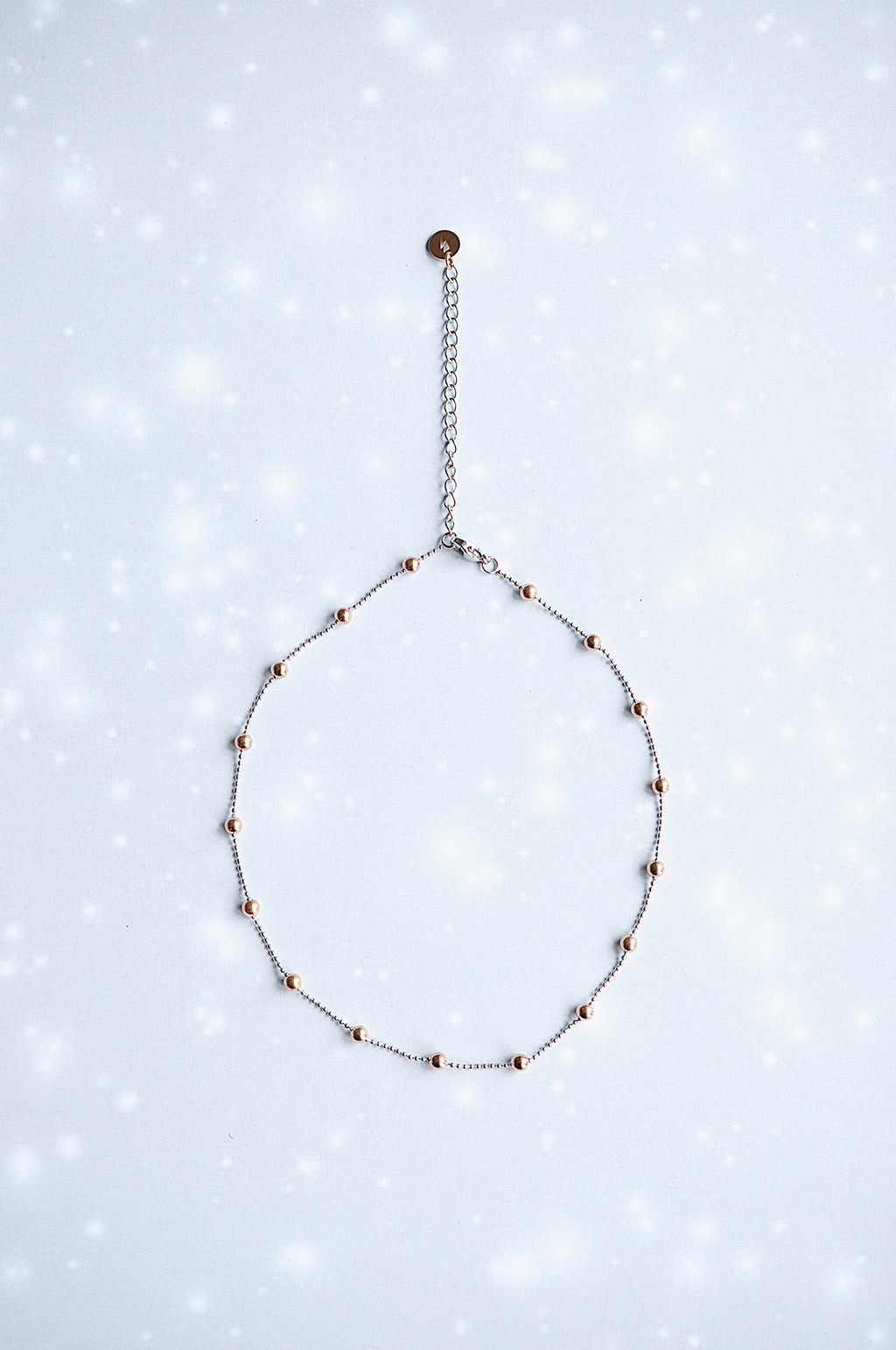 SNOW DROPS Choker Halskette