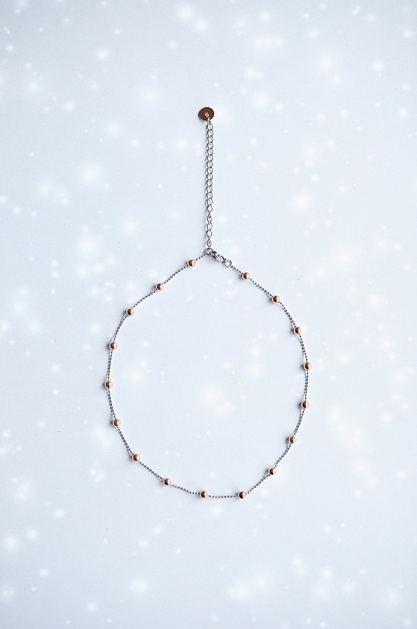 SNOW DROPS Choker Halskette