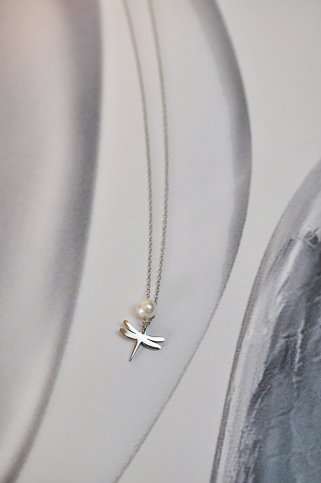 DRAGONFLY single necklace / DRAGONFLY jednostruka ogrlica