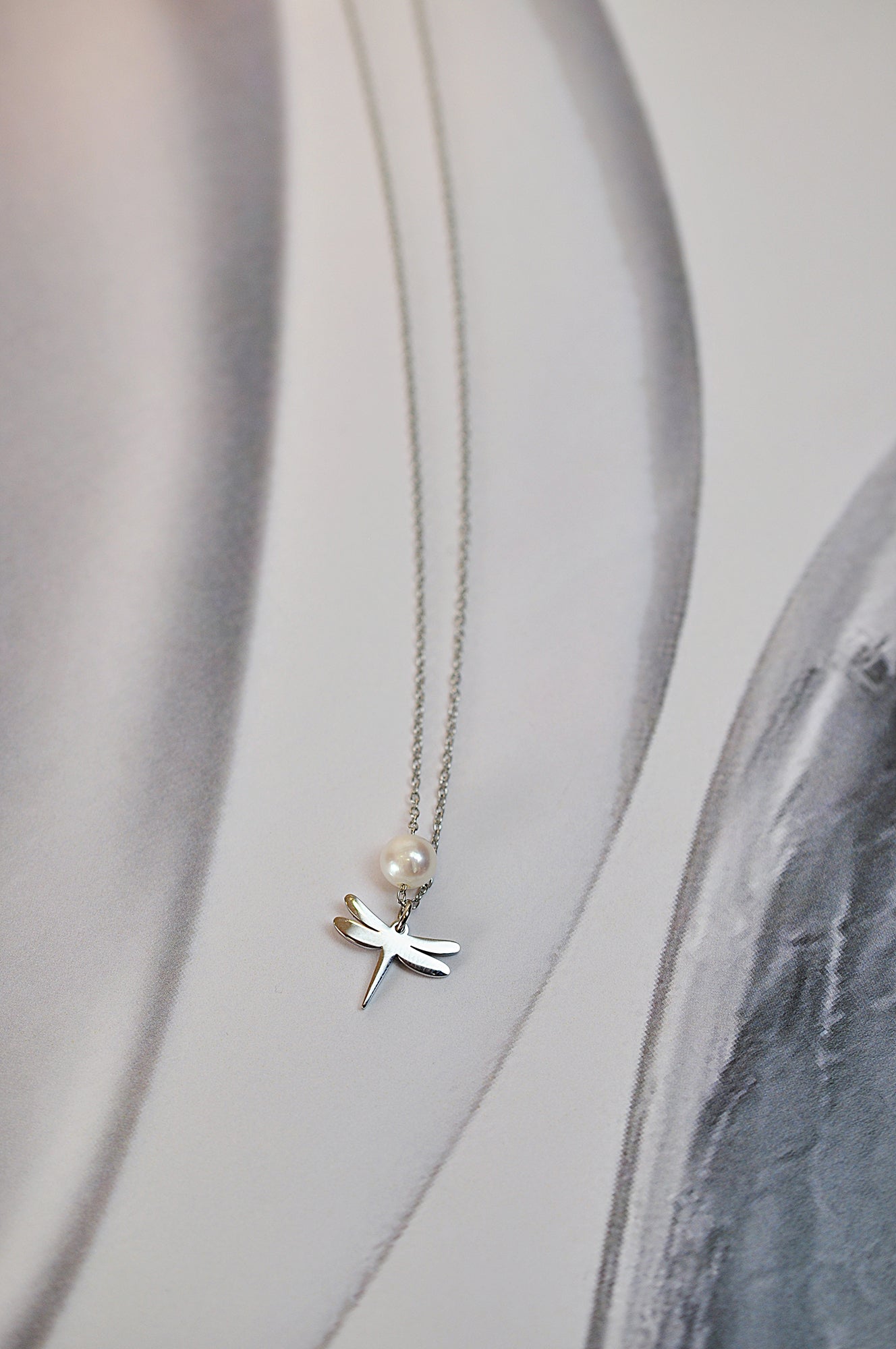 DRAGONFLY single necklace / DRAGONFLY jednostruka ogrlica