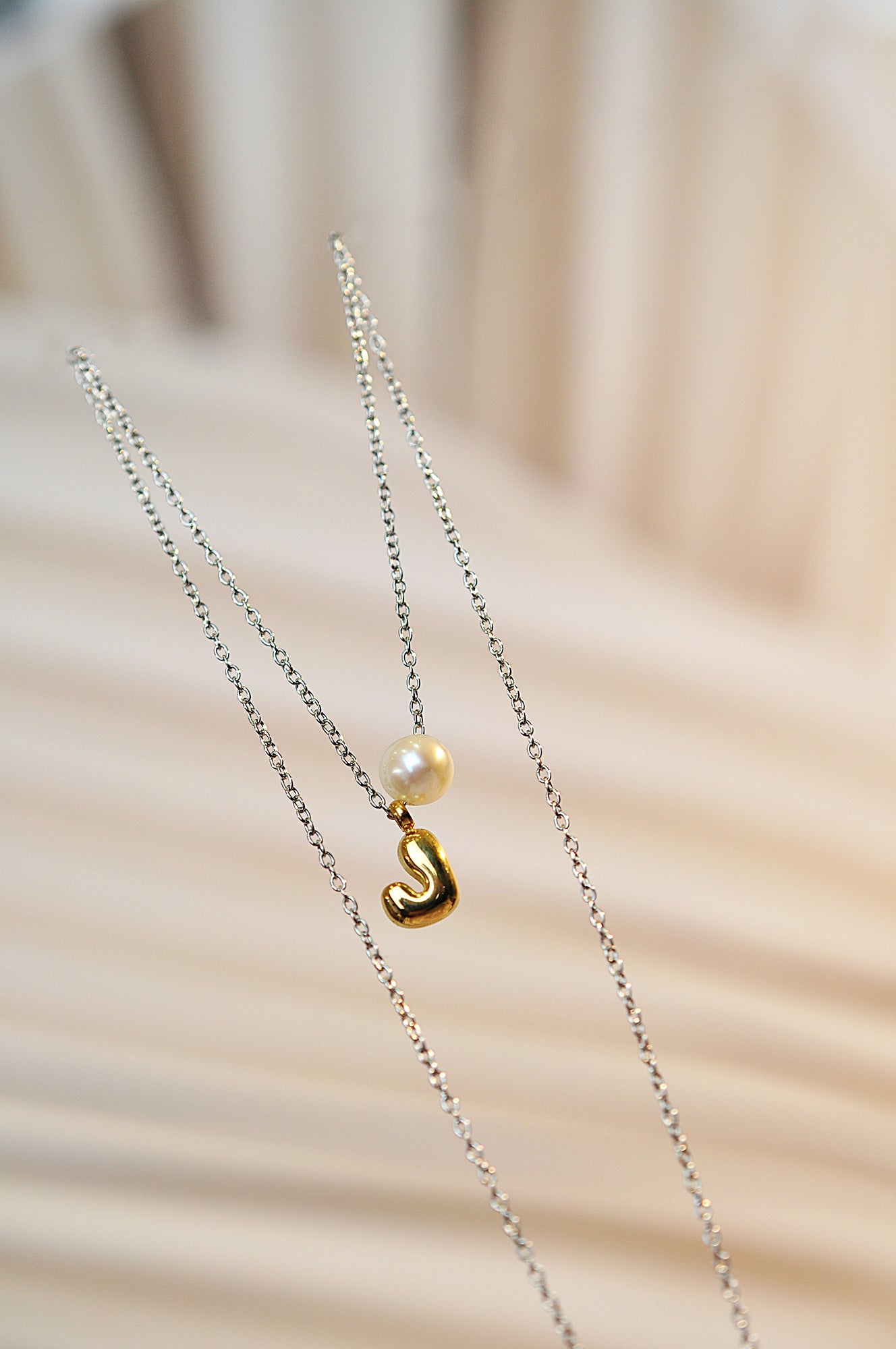 LOVE LETTERS single necklace / LOVE LETTERS jednostruka ogrlica