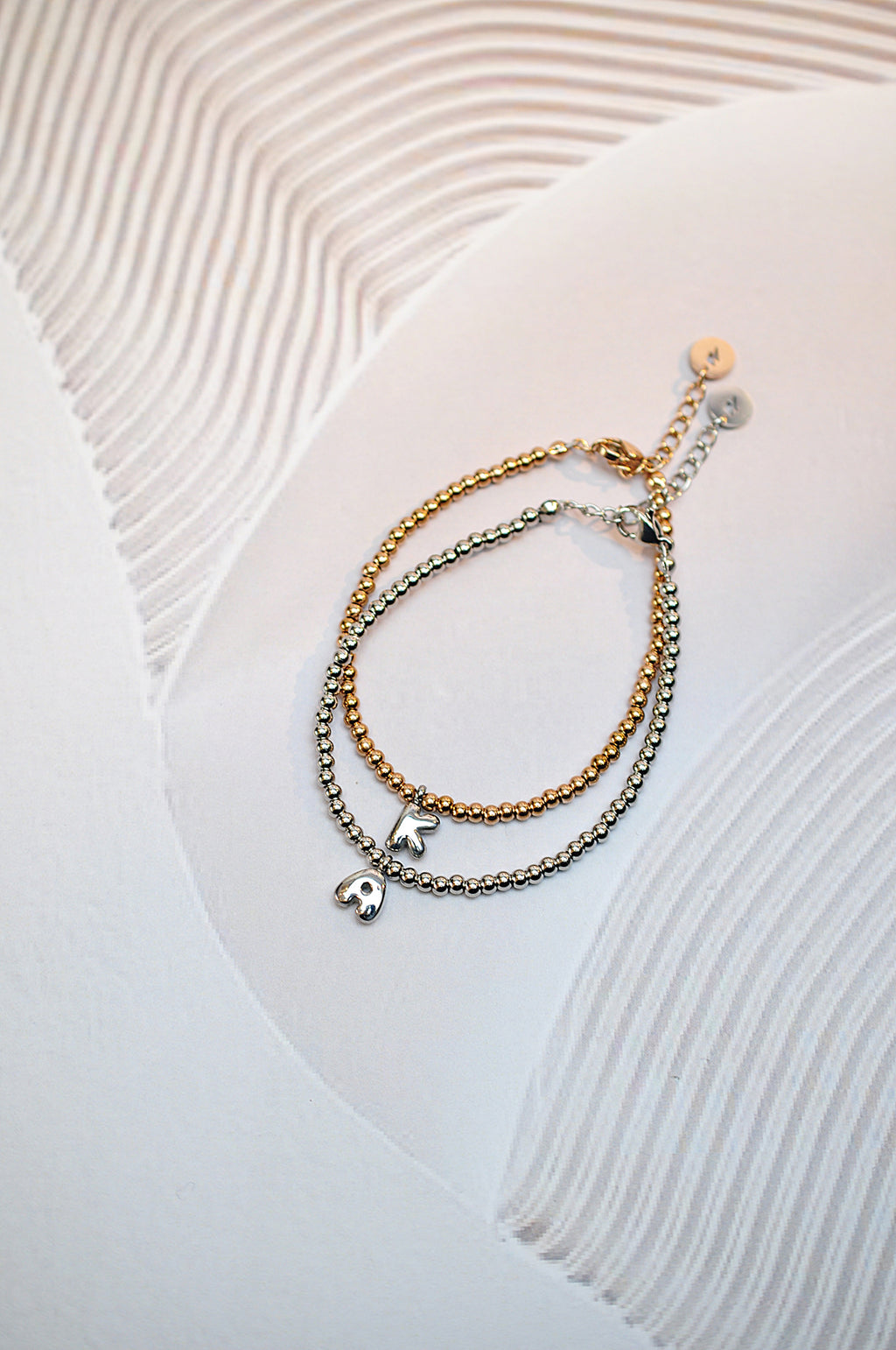 LOVE LETTERS bead bracelet / LOVE LETTERS točkasta narukvica