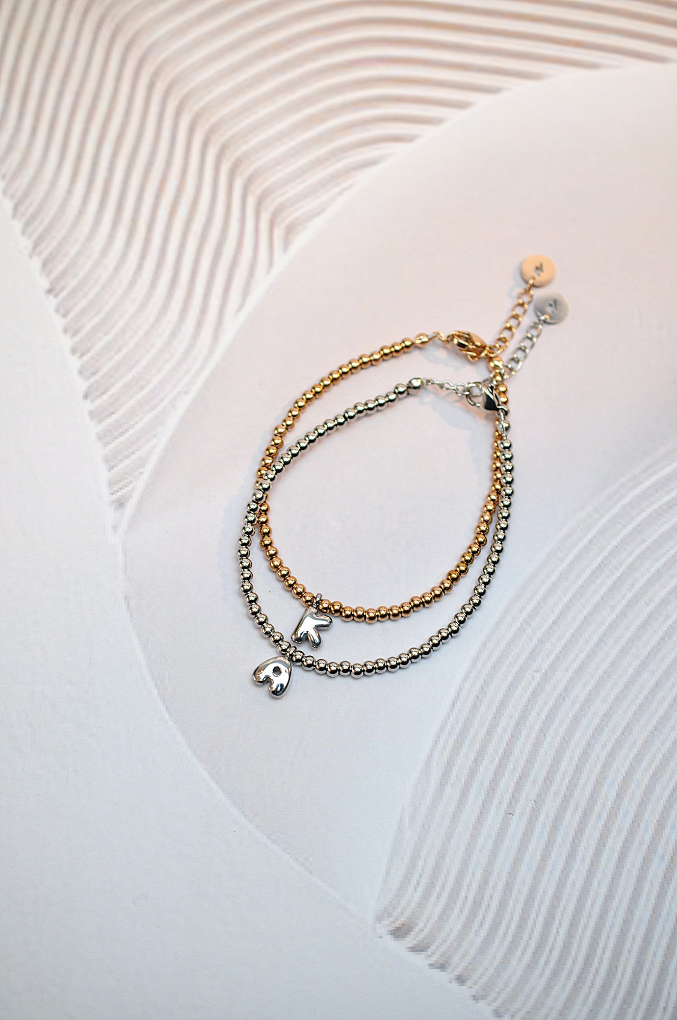 LOVE LETTERS bead bracelet / LOVE LETTERS točkasta narukvica