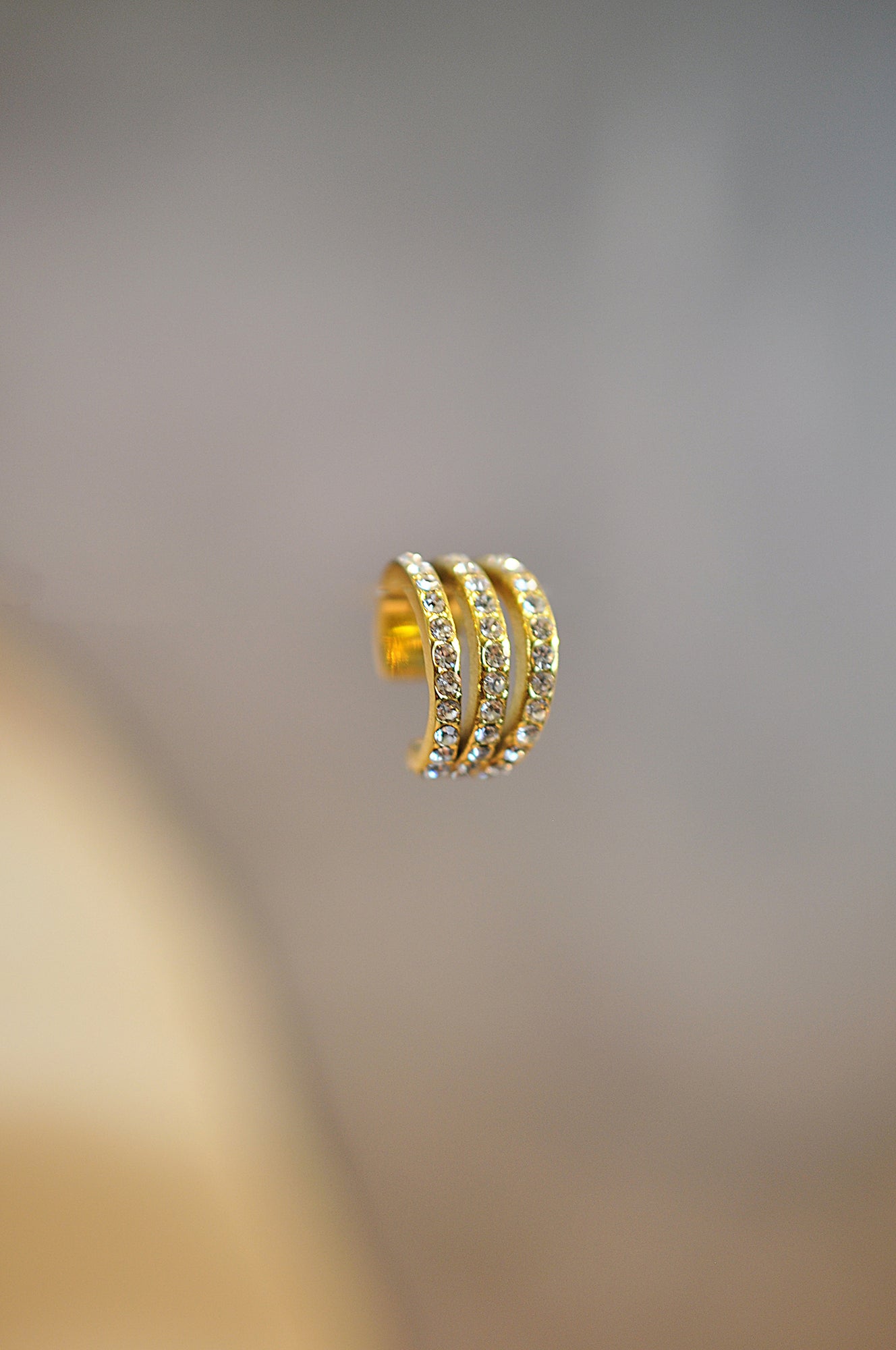 TRIPLE SPARKLE cuff earring / TRIPLE SPARKLE cuff naušnica