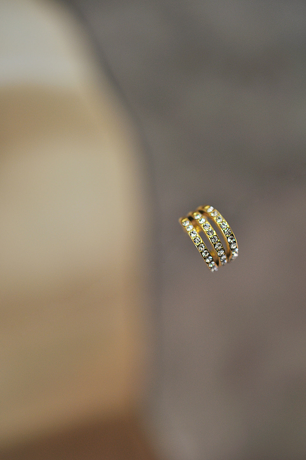 TRIPLE SPARKLE cuff earring / TRIPLE SPARKLE cuff naušnica