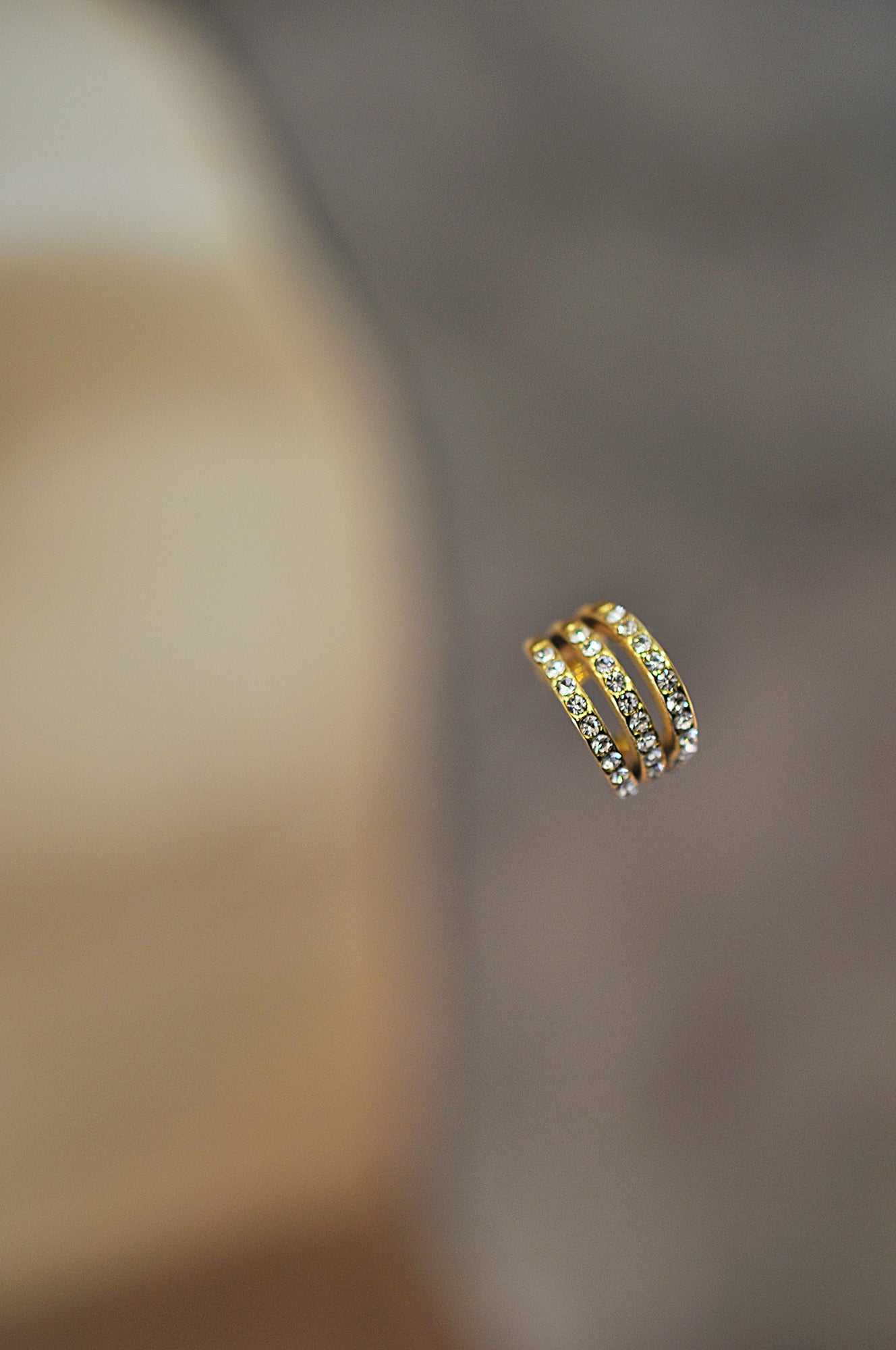 TRIPLE SPARKLE cuff earring / TRIPLE SPARKLE cuff naušnica