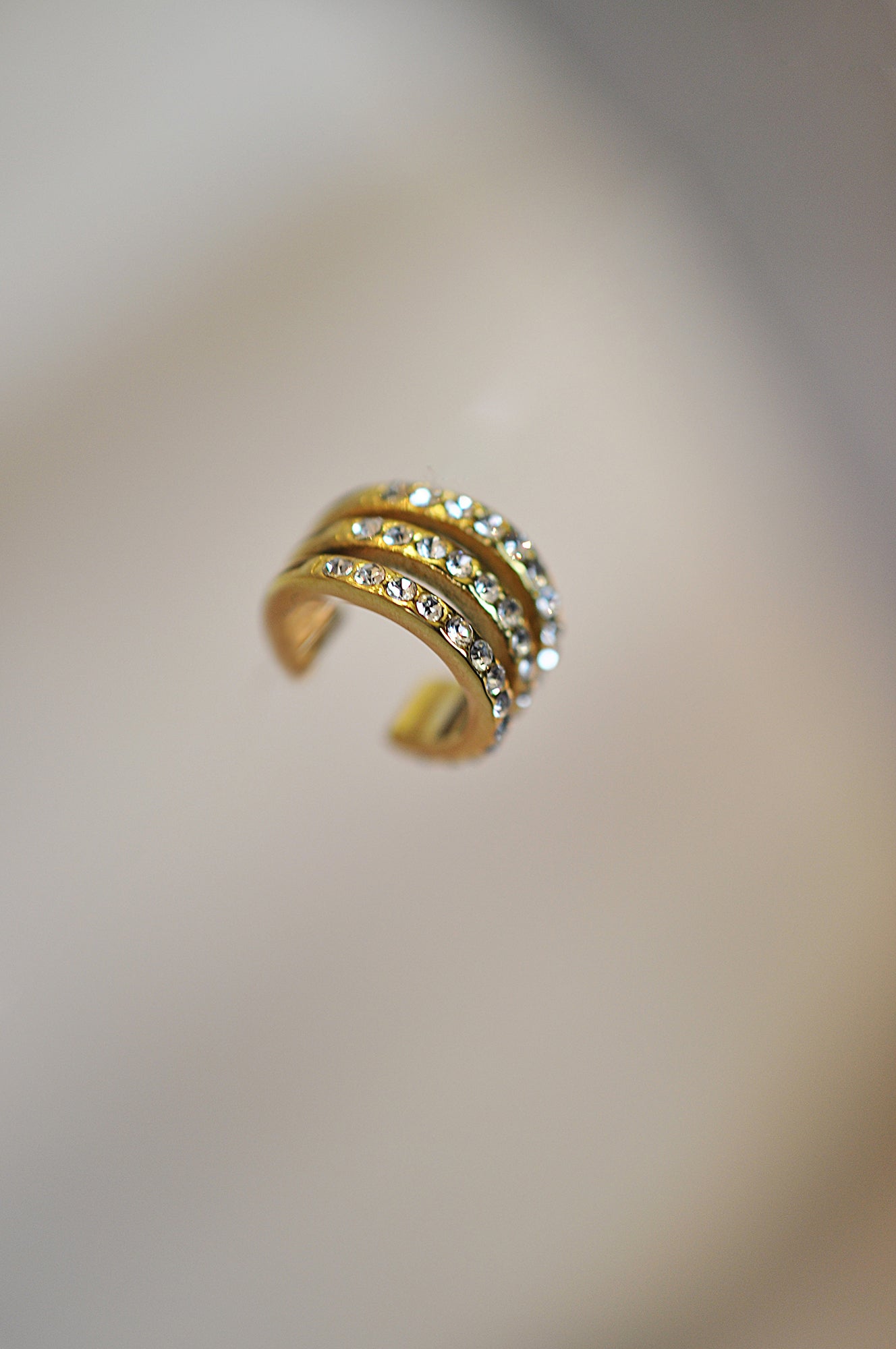 TRIPLE SPARKLE cuff earring / TRIPLE SPARKLE cuff naušnica