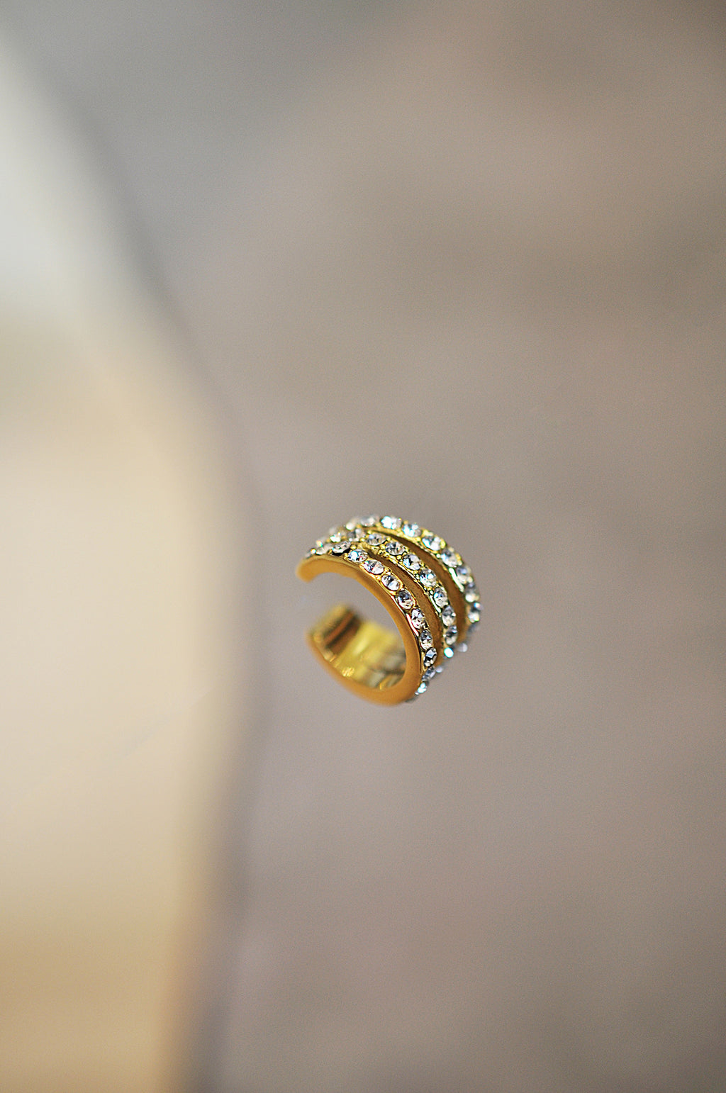 TRIPLE SPARKLE cuff earring / TRIPLE SPARKLE cuff naušnica