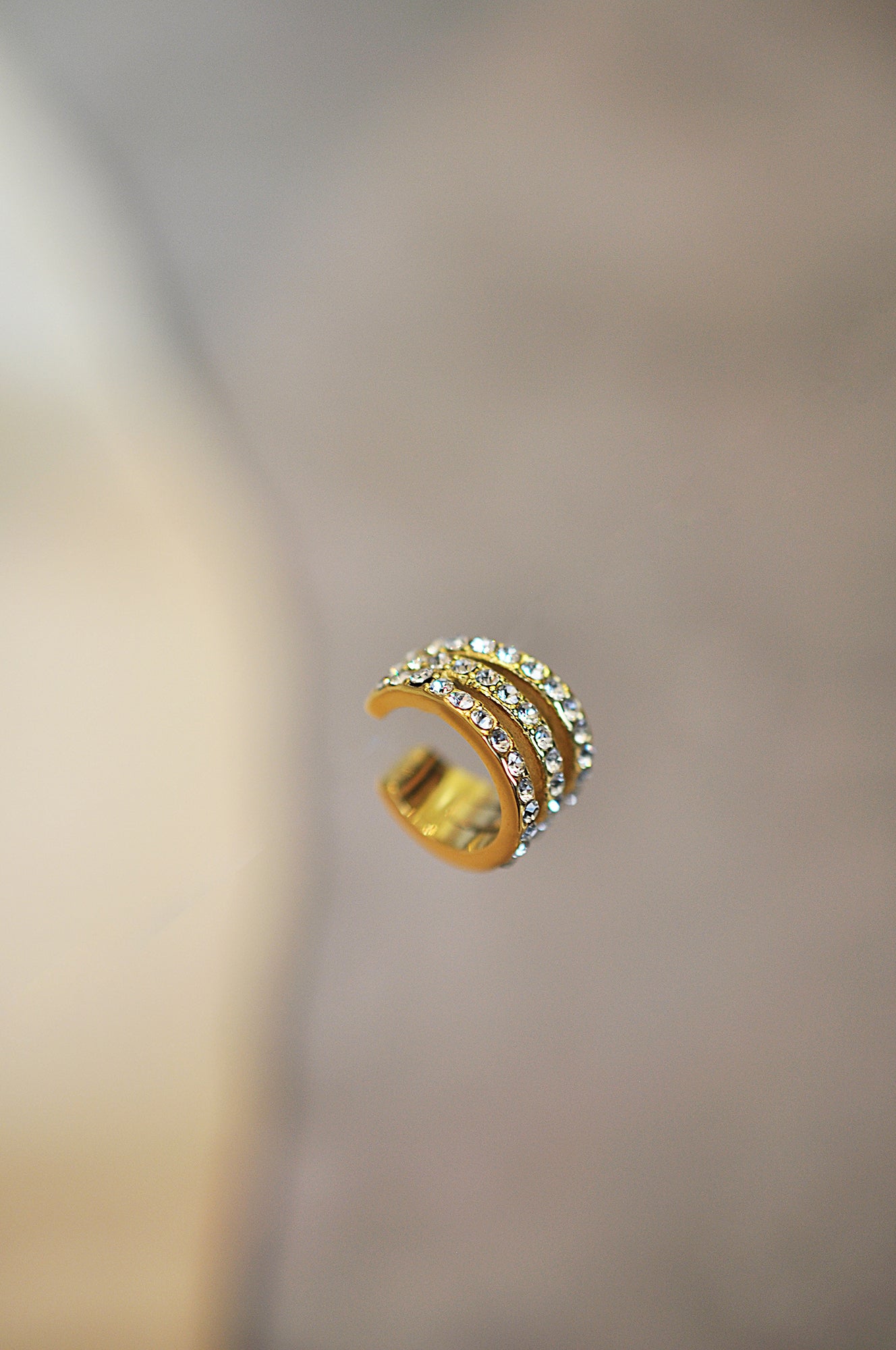 TRIPLE SPARKLE cuff earring / TRIPLE SPARKLE cuff naušnica