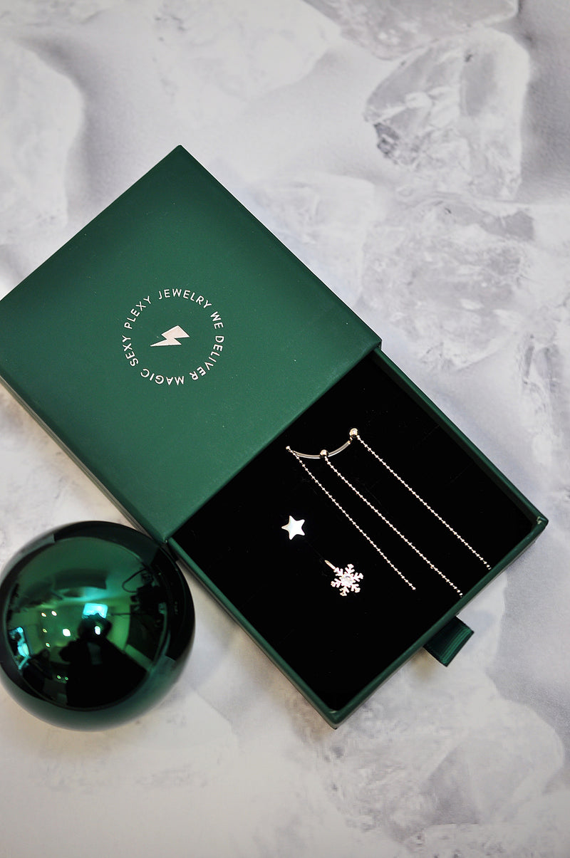 GIFT BOX snow shower silver magic