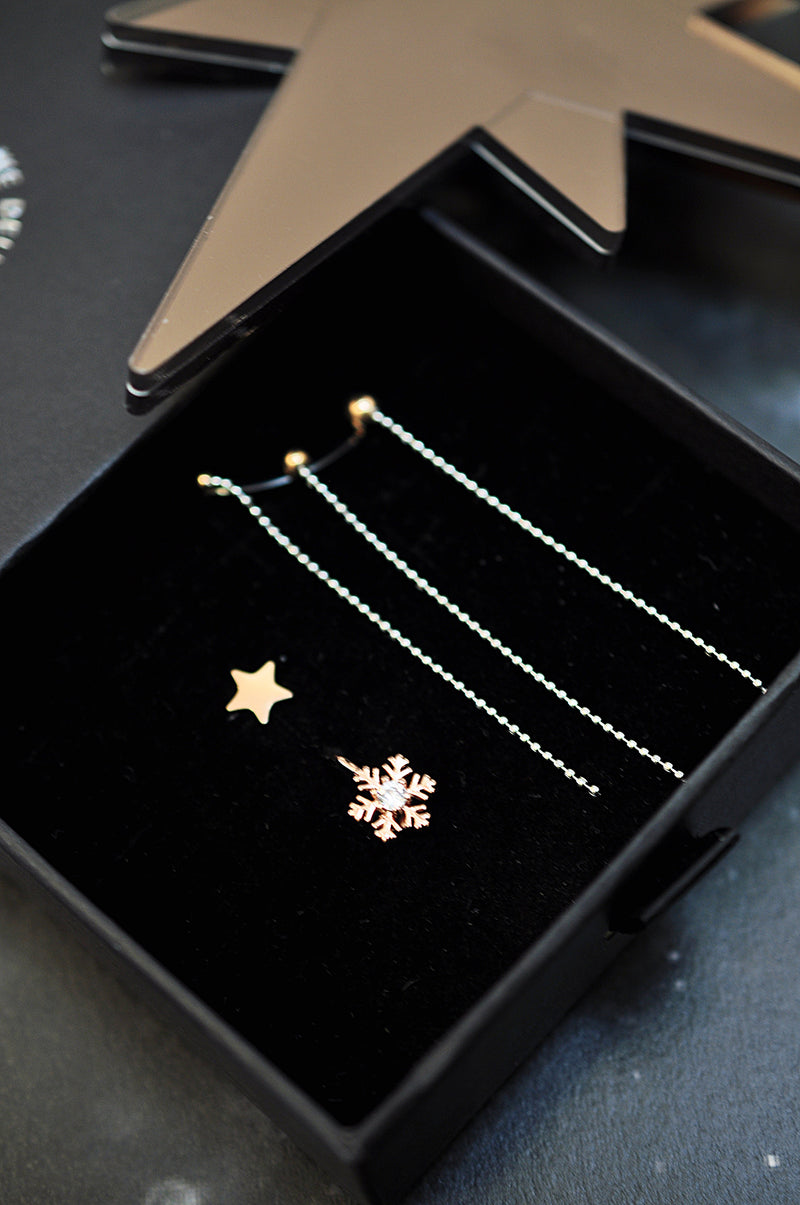 GIFT BOX snow shower rosegold magic