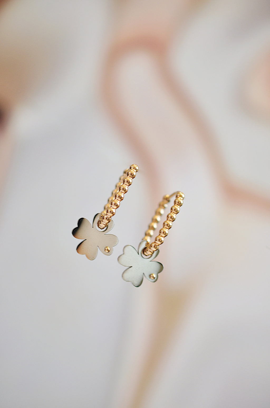 LUCKY BASTARD drop oval hoops