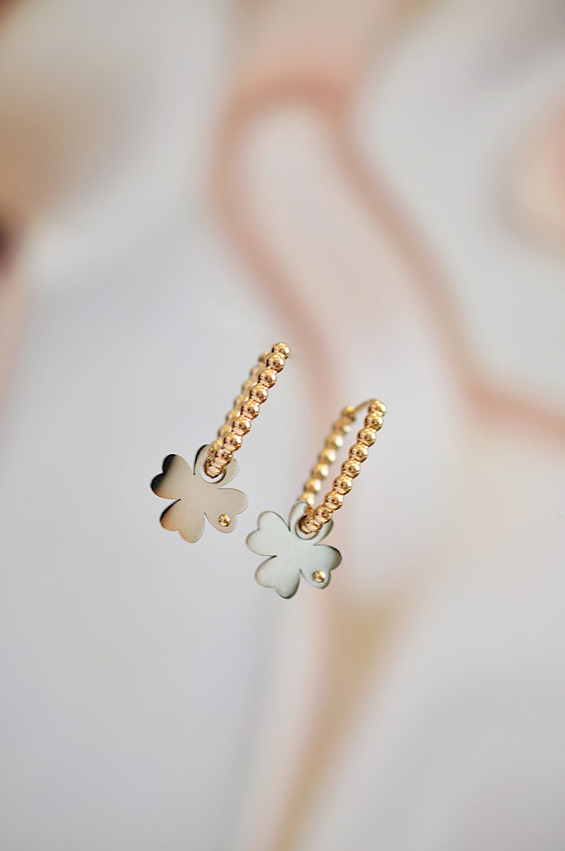 LUCKY BASTARD drop oval hoops