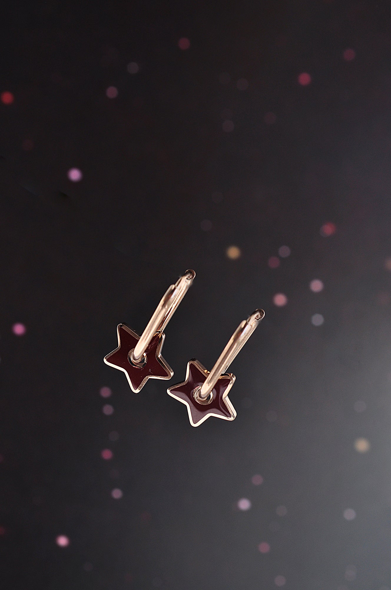 BURGUNDY STAR oval hoops / BURGUNDY STAR ovalni ringovi