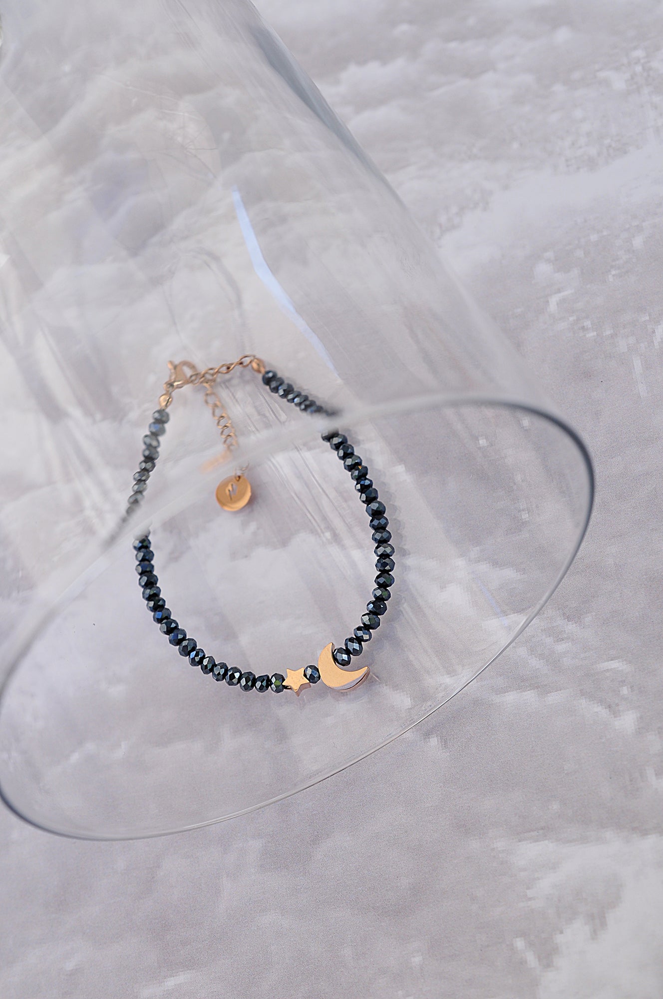 MOON & STAR bead bracelet