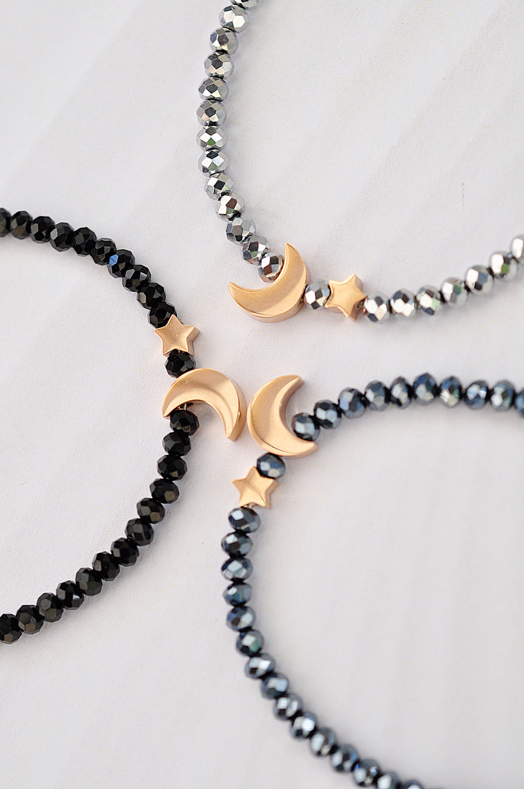 MOON & STAR bead bracelet