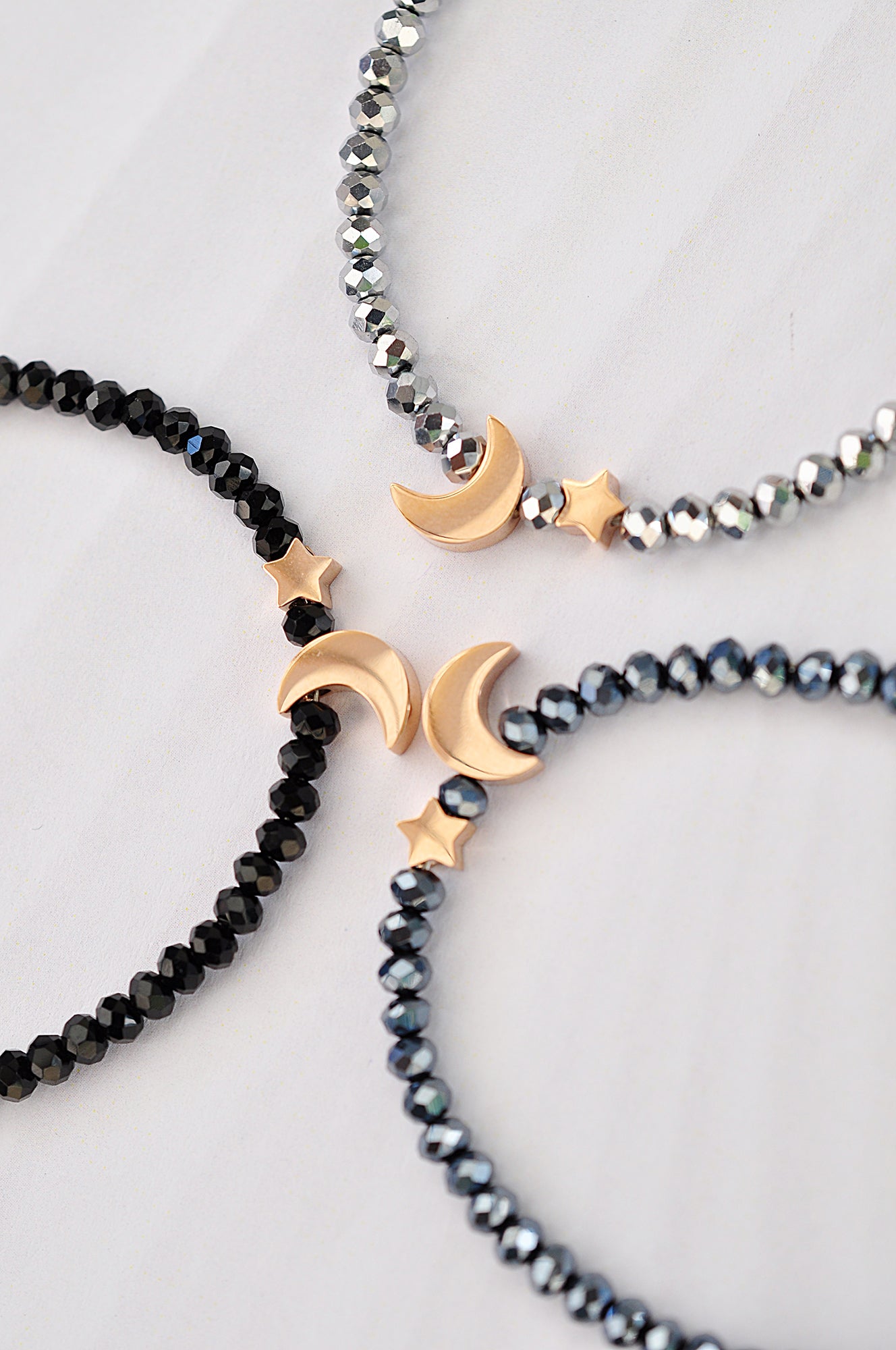 MOON & STAR bead bracelet