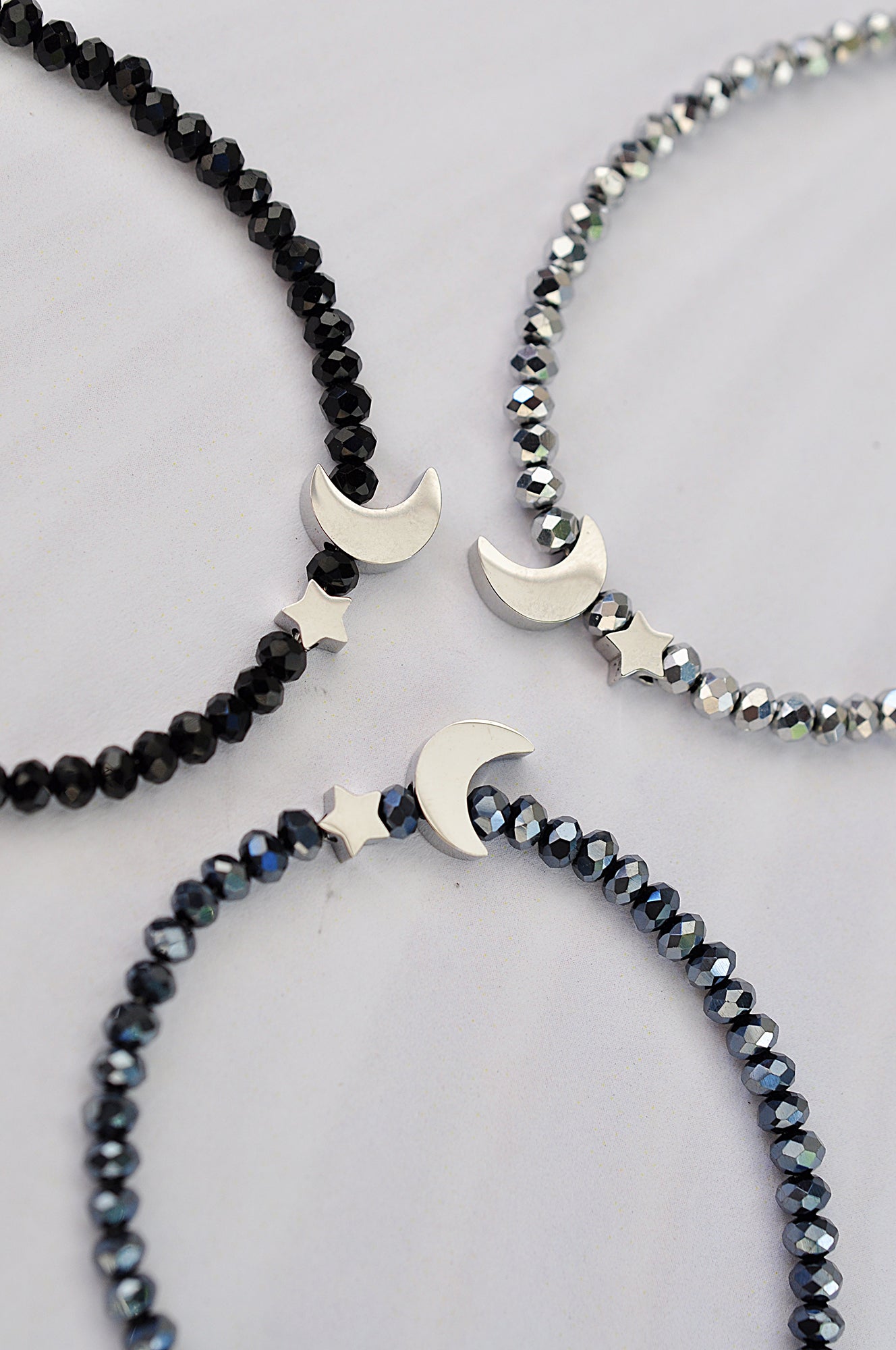 MOON & STAR bead bracelet
