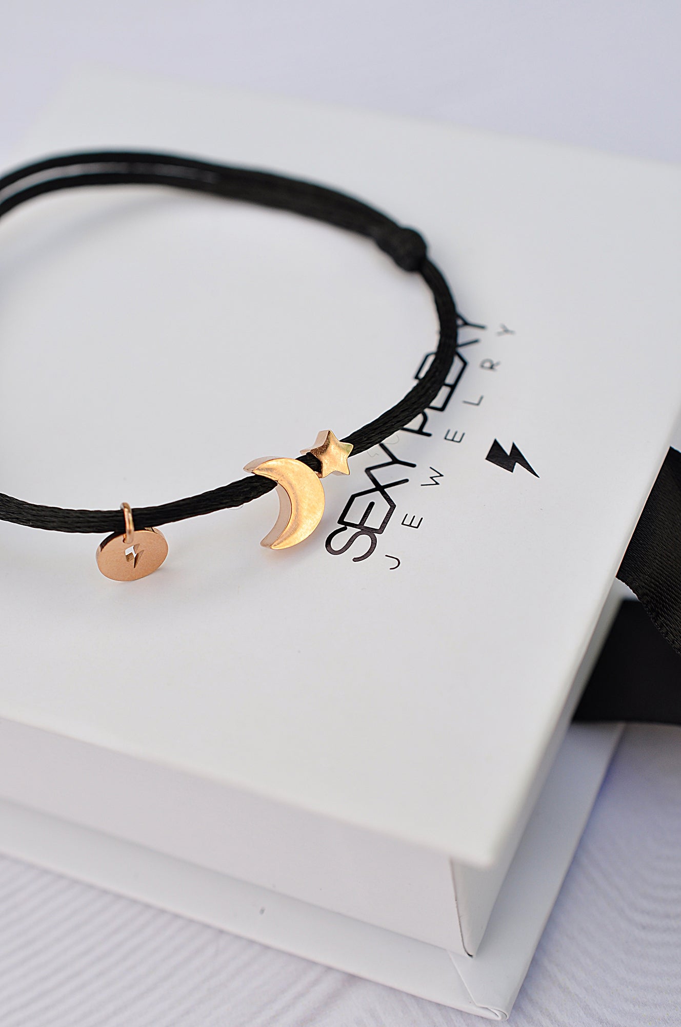 MOON &amp; STAR Seidenarmband