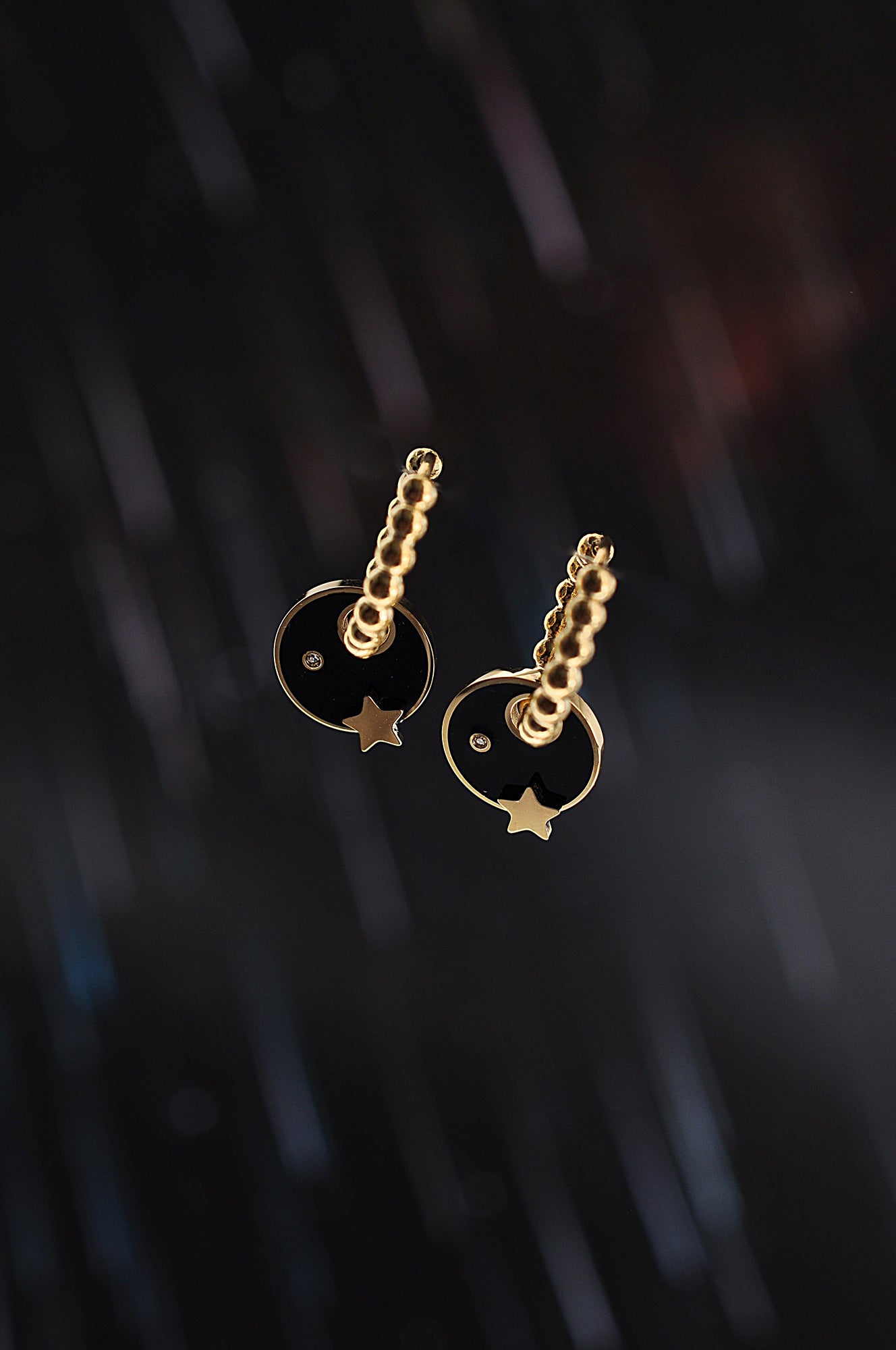 GREAT DARK SPOT dot classic hoops / GREAT DARK SPOT dot klasični ringovi