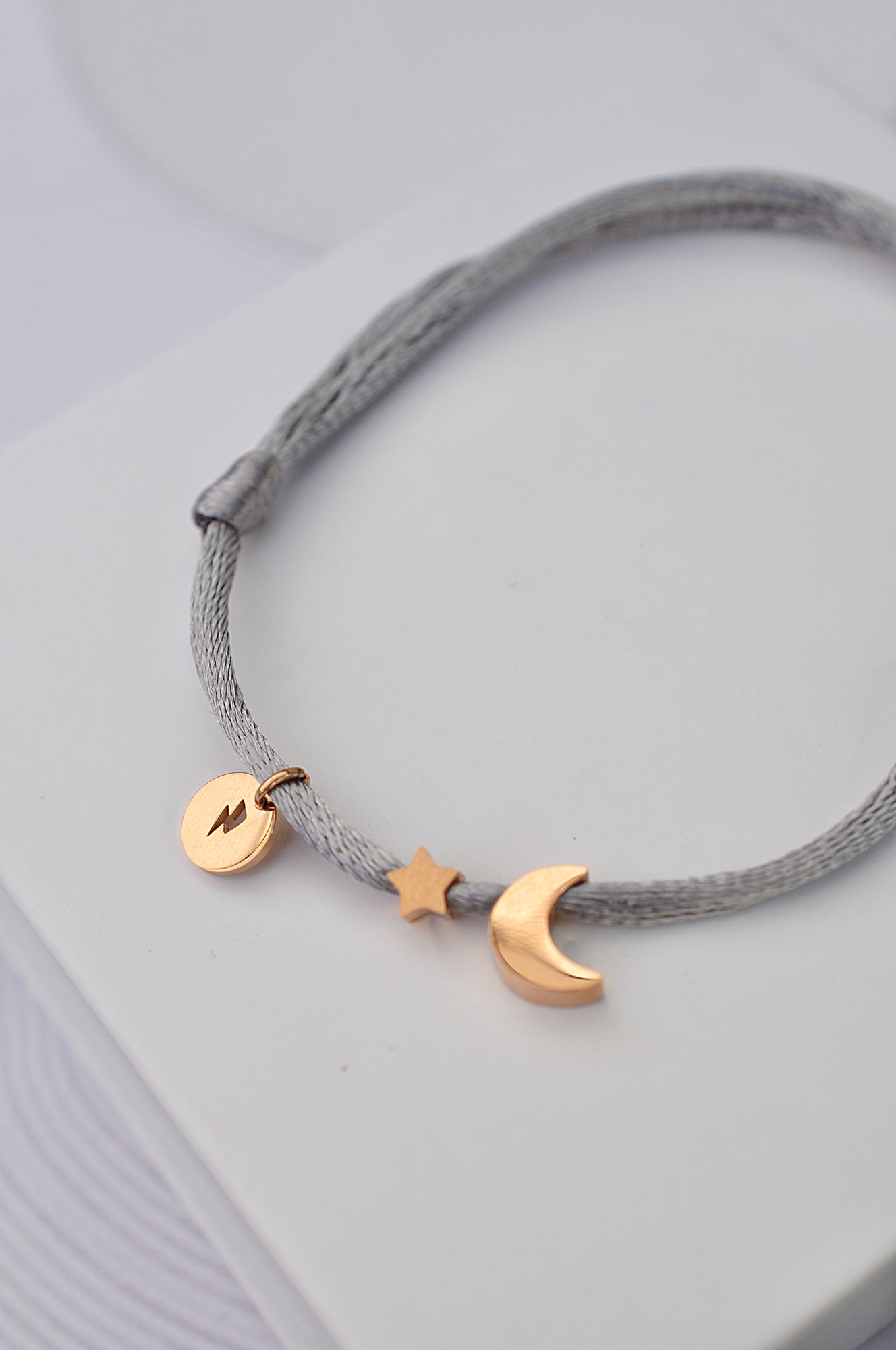 MOON &amp; STAR Seidenarmband