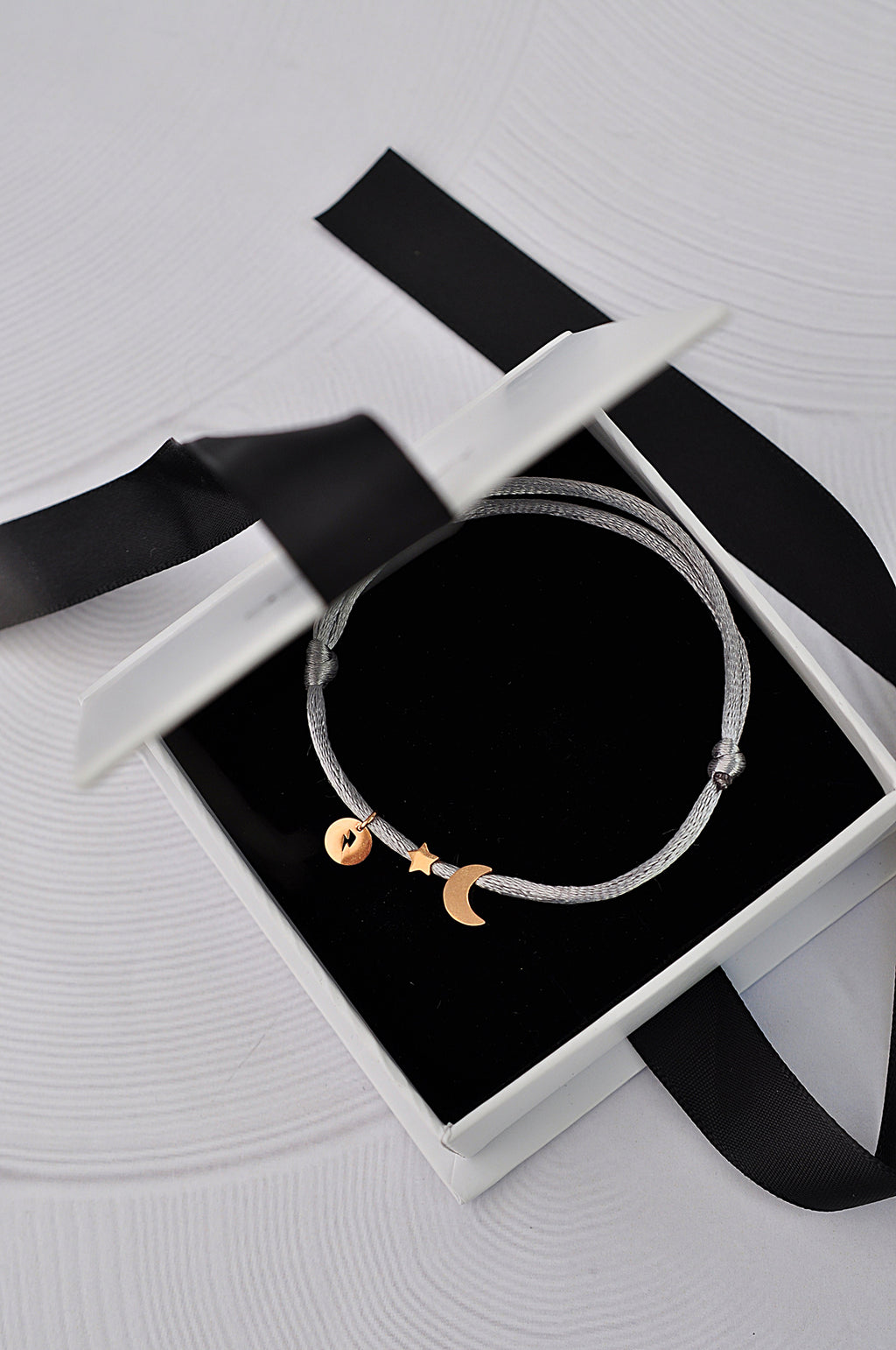 MOON &amp; STAR Seidenarmband