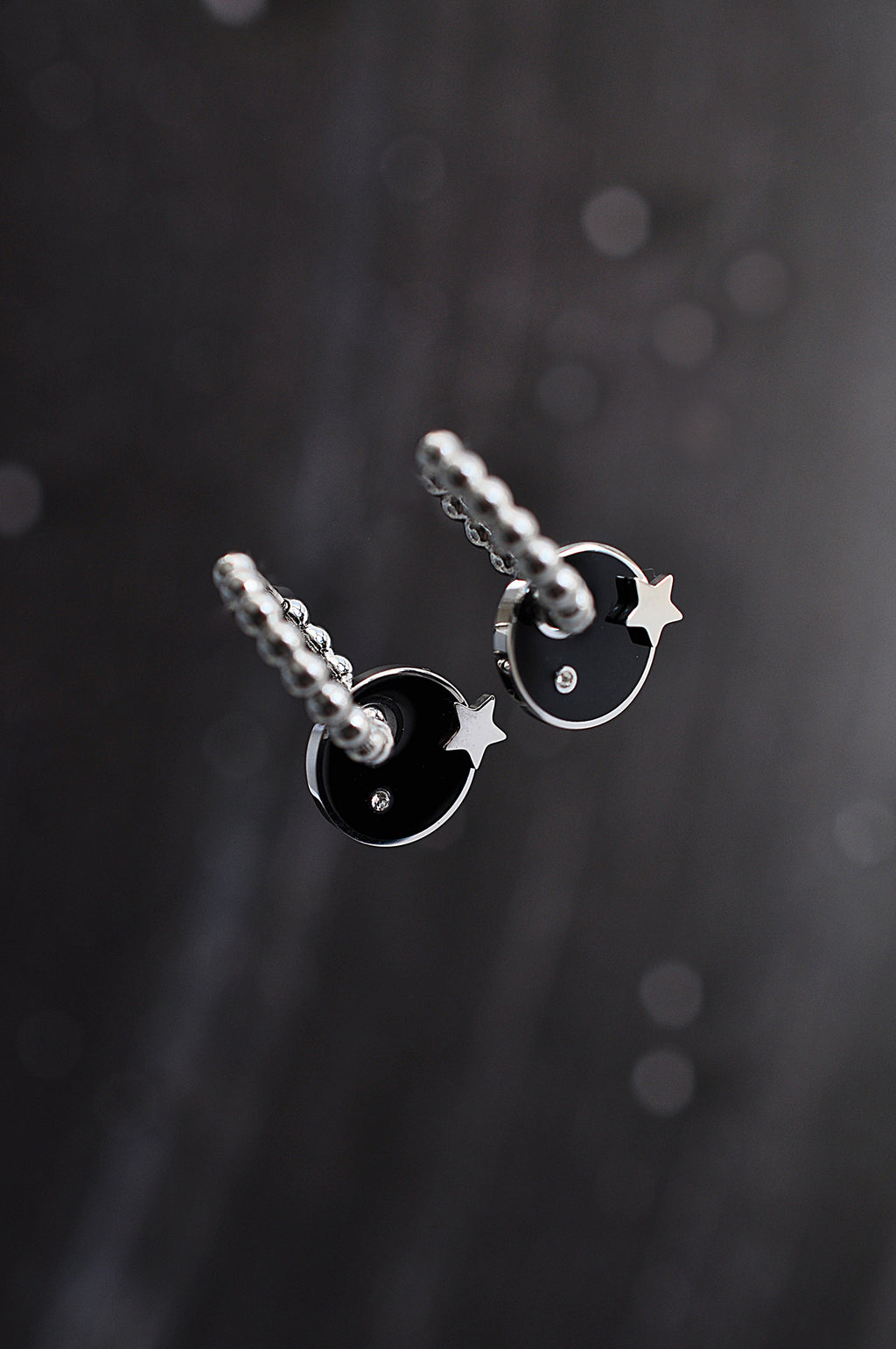 GREAT DARK SPOT dot classic hoops / GREAT DARK SPOT dot klasični ringovi