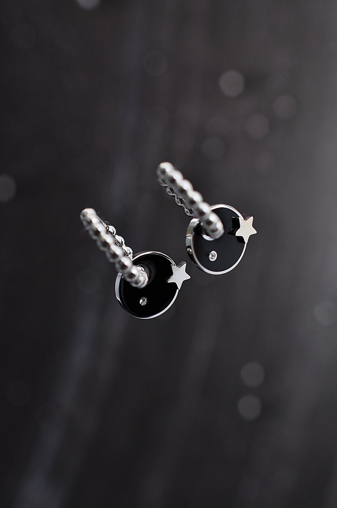 GREAT DARK SPOT dot classic hoops / GREAT DARK SPOT dot klasični ringovi