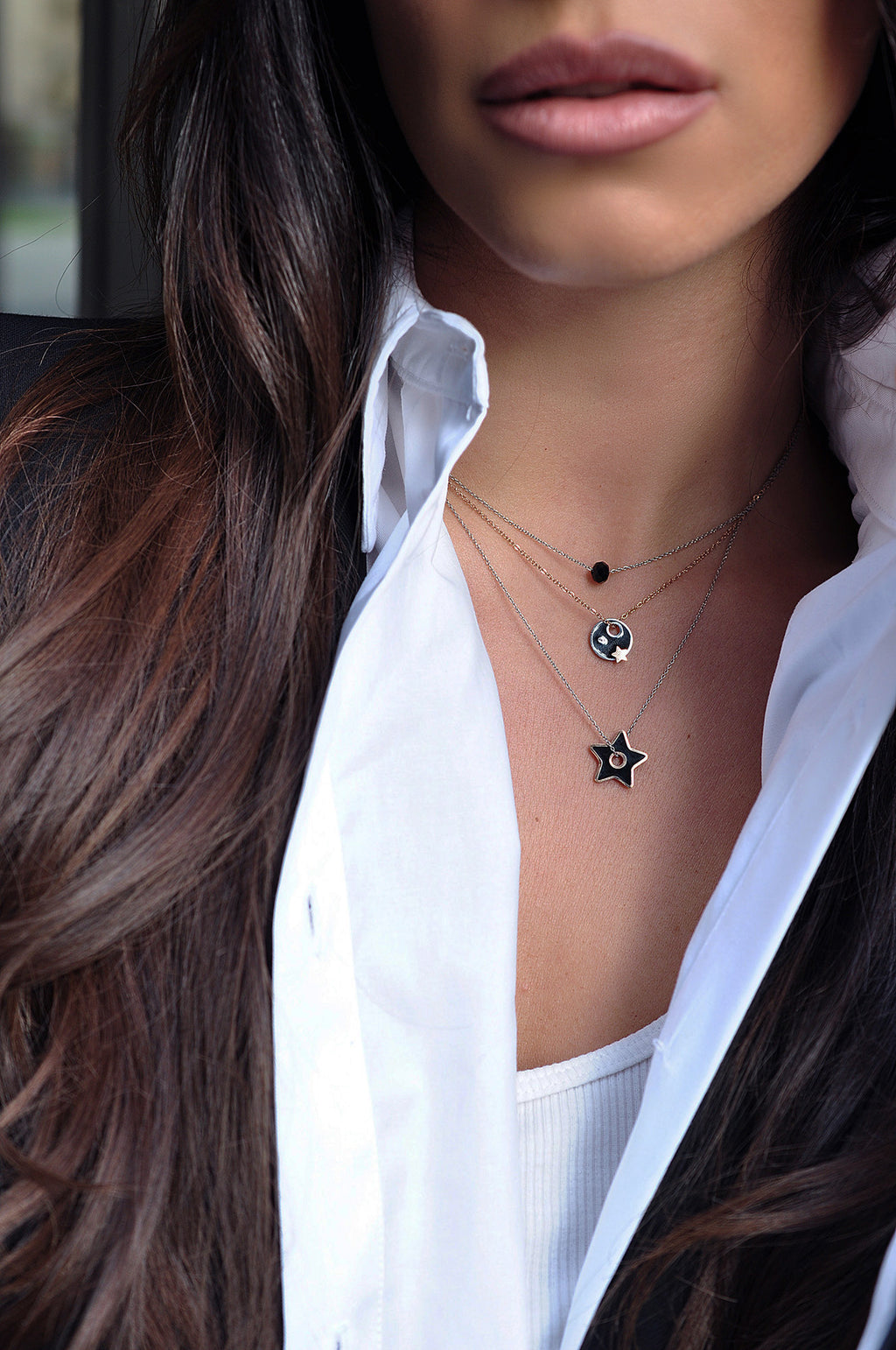 COSMOS dreifache Halskette / COSMOS trostruka ogrlica