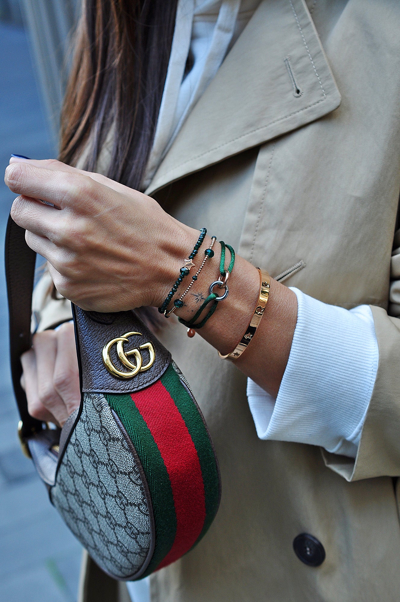 FOREVER svilena zapestnica / FOREVER silk bracelet 