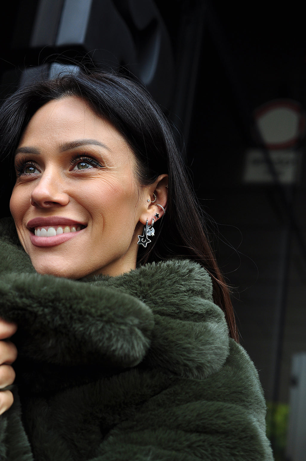 BLACKEST OF ALL ovalni obroči / BLACKEST OF ALL ovalni obroči