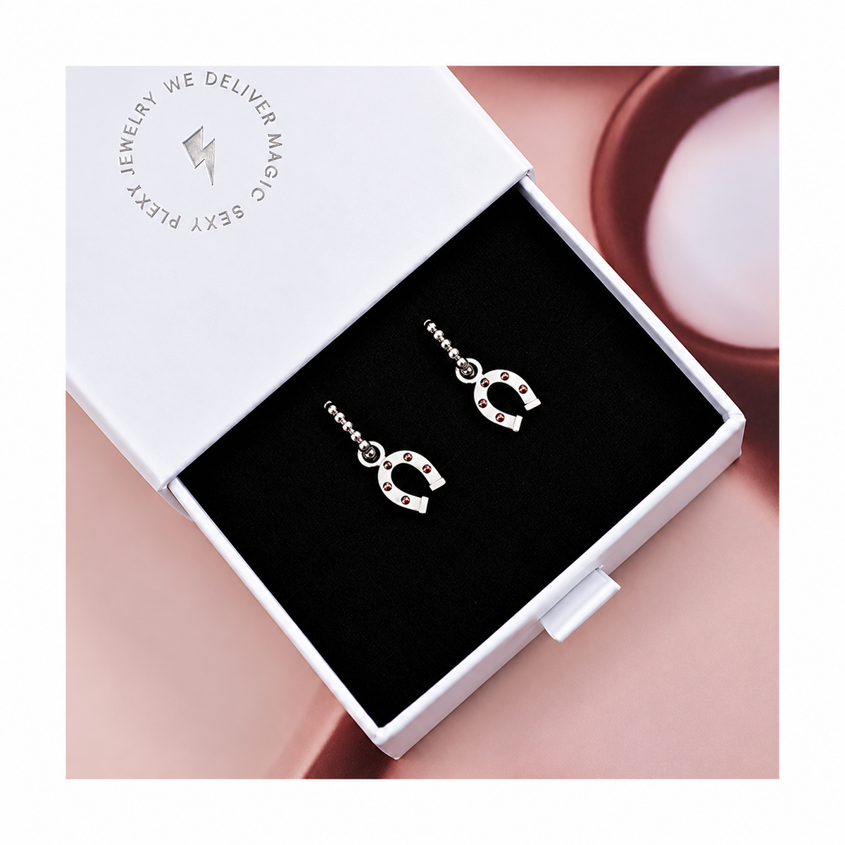 HORSHE WHISPERER dot classic hoops / HORSHE WHISPERER dot klasični ringovi